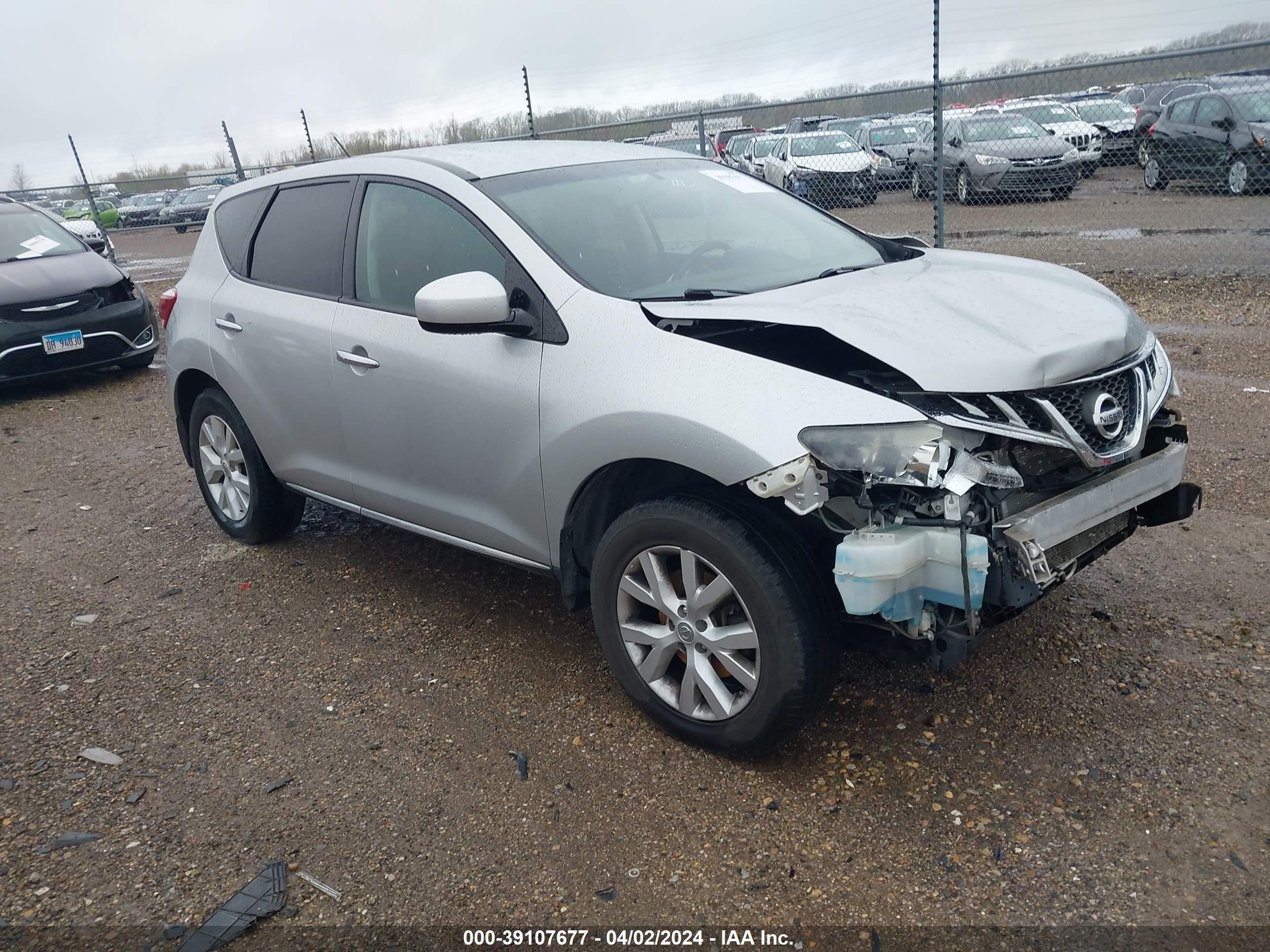 NISSAN MURANO 2011 jn8az1mw8bw159514