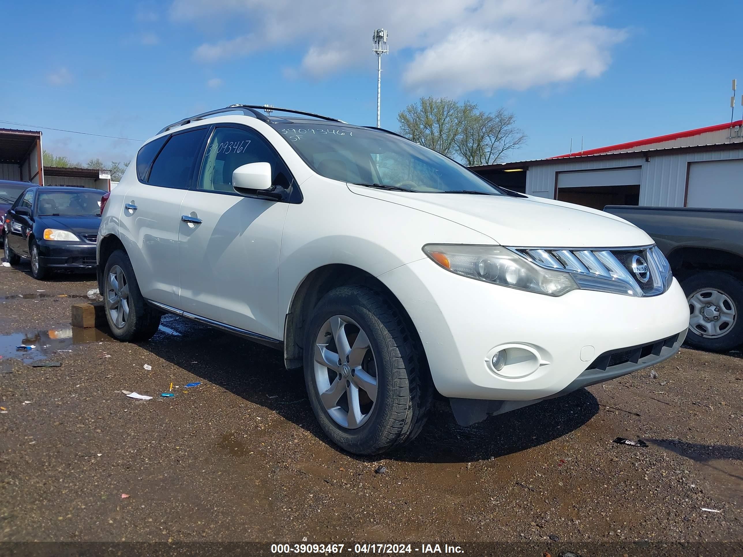 NISSAN MURANO 2010 jn8az1mw9aw136709