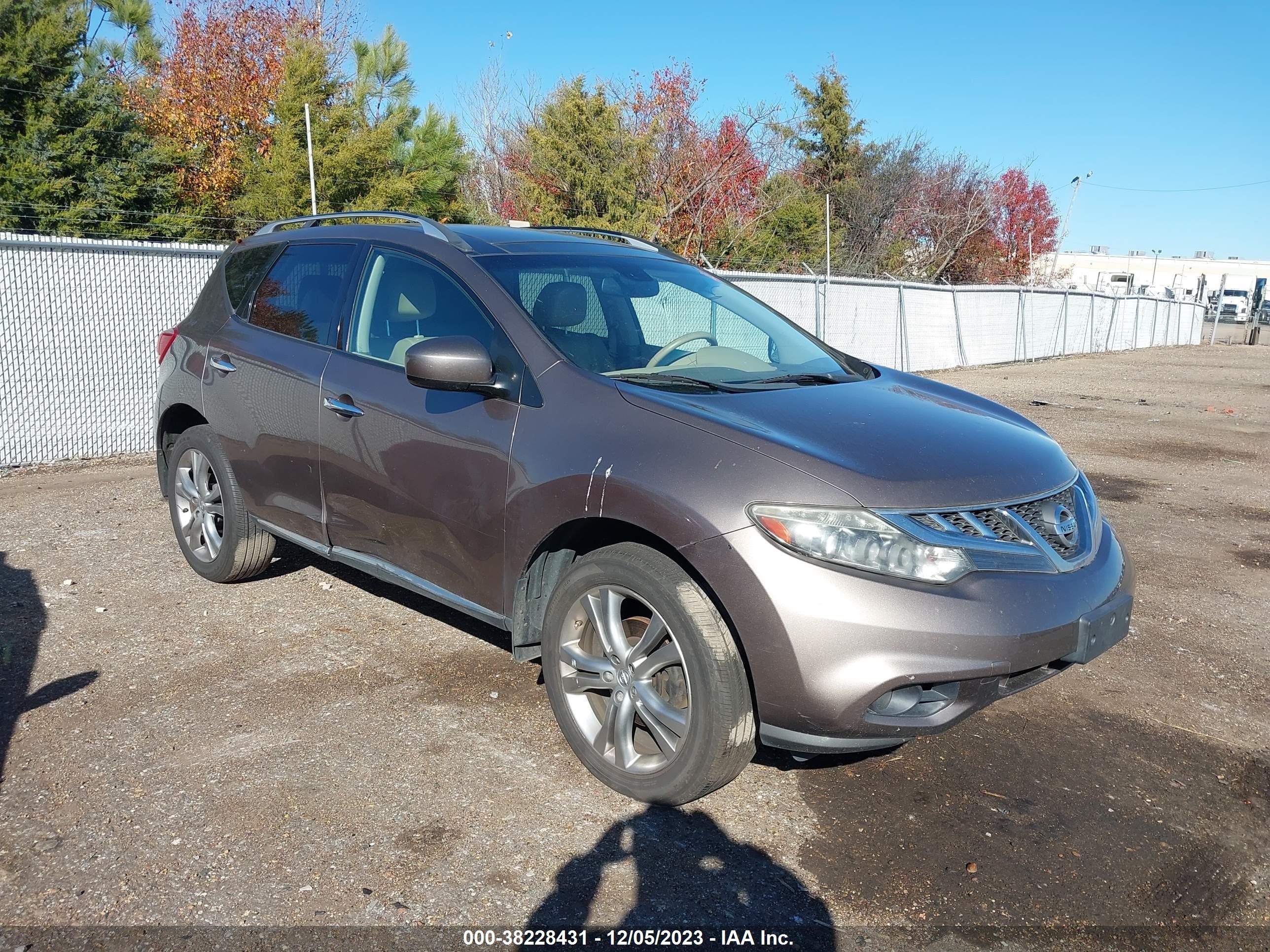 NISSAN MURANO 2011 jn8az1mw9bw185054