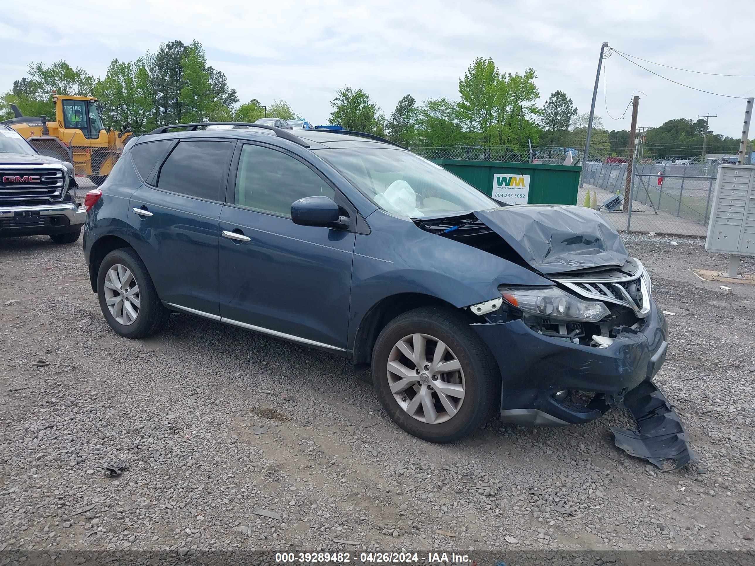 NISSAN MURANO 2012 jn8az1mw9cw213971