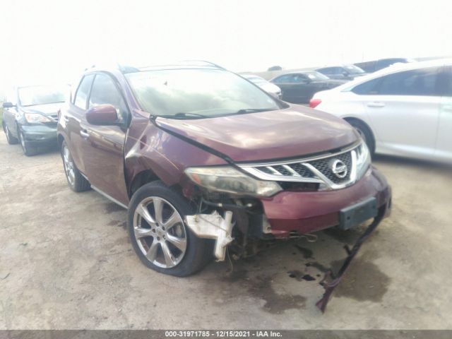 NISSAN MURANO 2012 jn8az1mw9cw222380