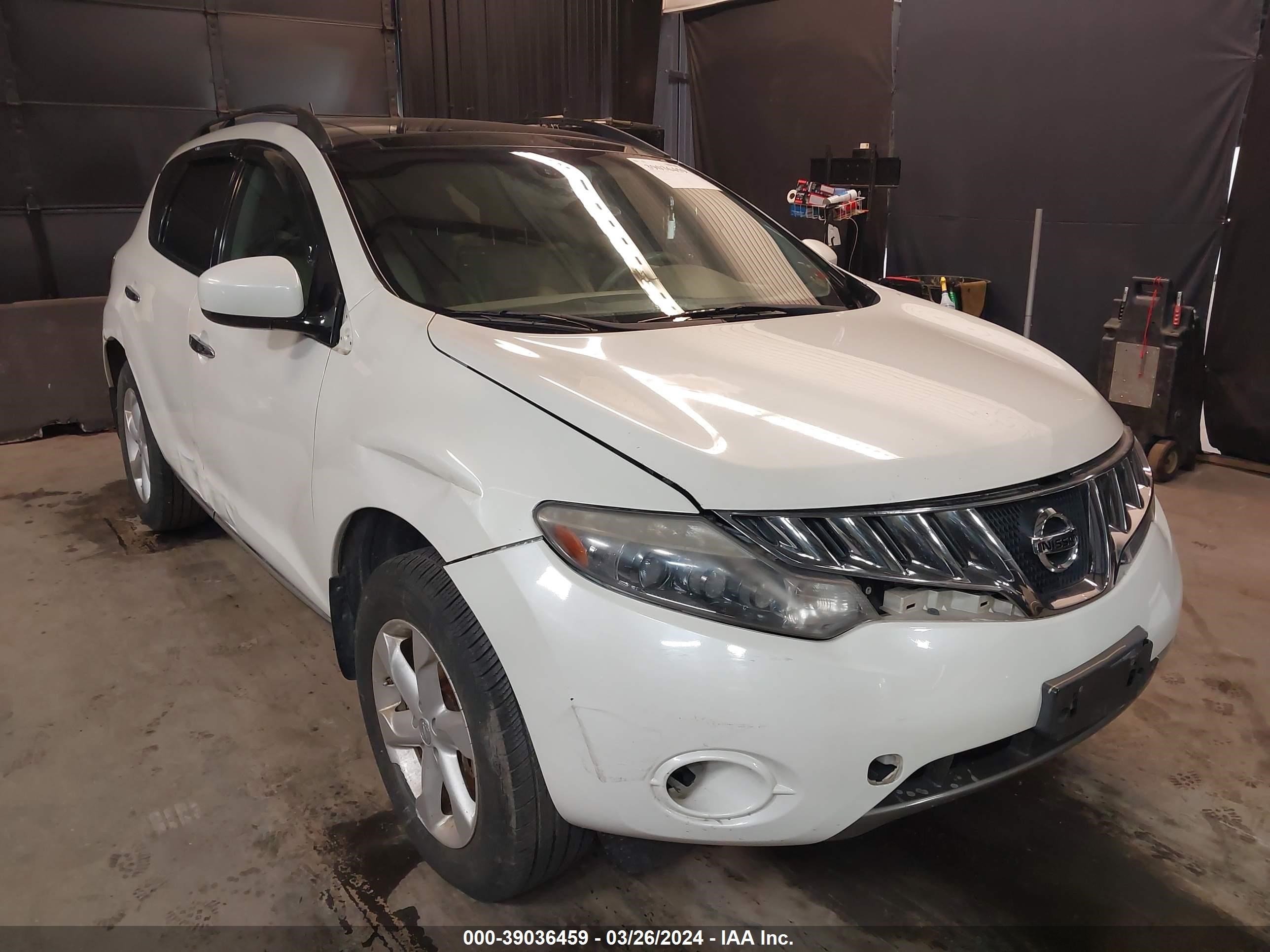 NISSAN MURANO 2010 jn8az1mwxaw112404