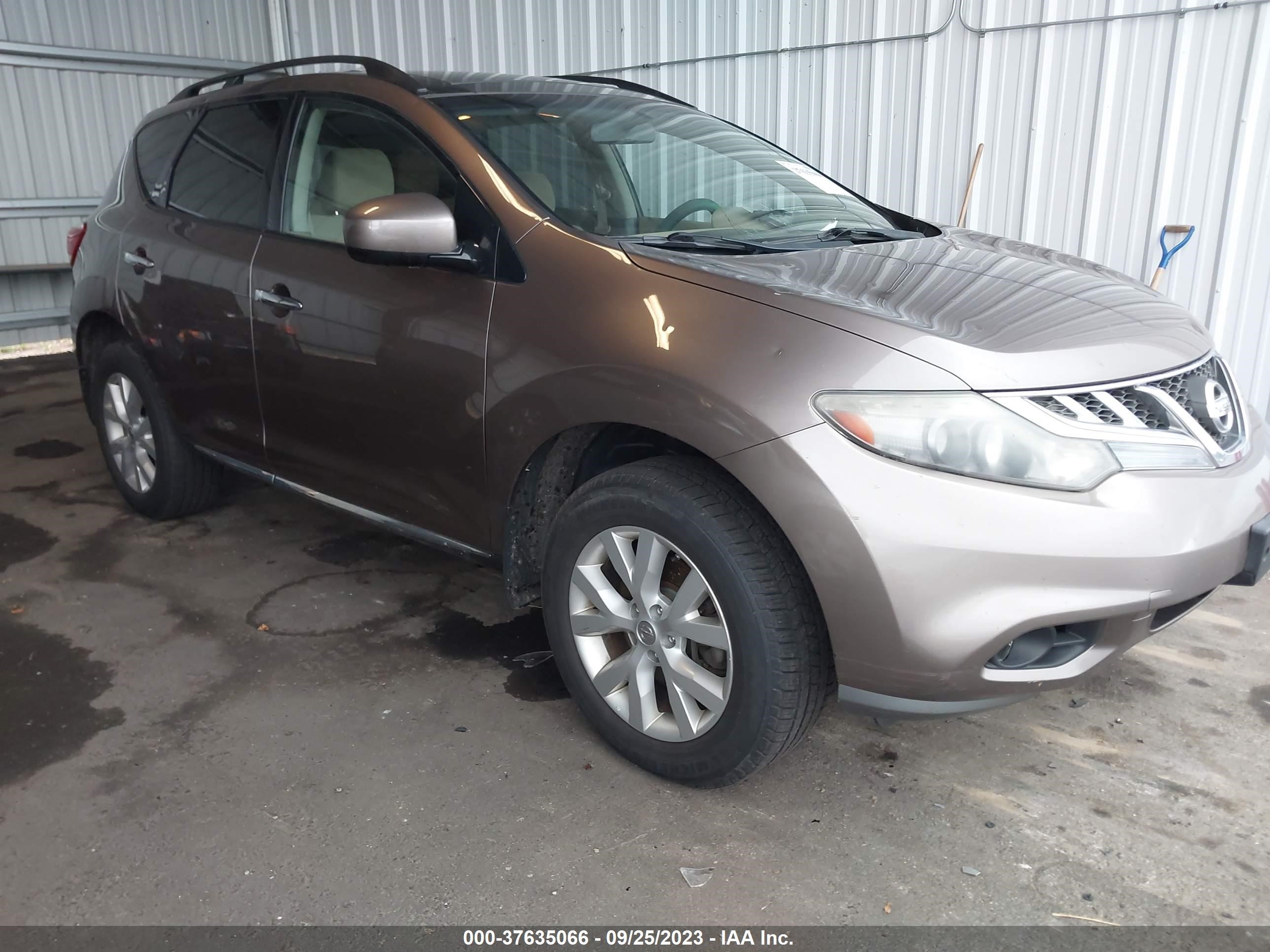 NISSAN MURANO 2011 jn8az1mwxbw167808