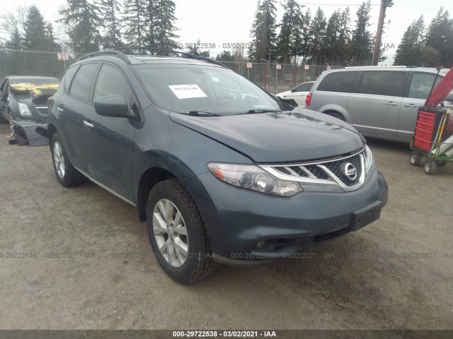 NISSAN MURANO 2011 jn8az1mwxbw174483