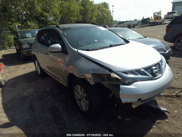 NISSAN MURANO 2012 jn8az1mwxcw200646