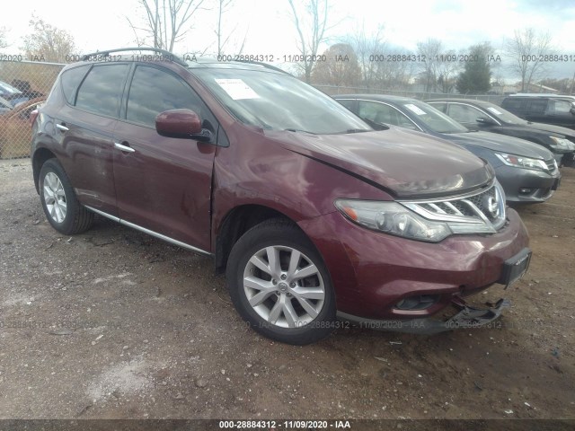 NISSAN MURANO 2012 jn8az1mwxcw201943