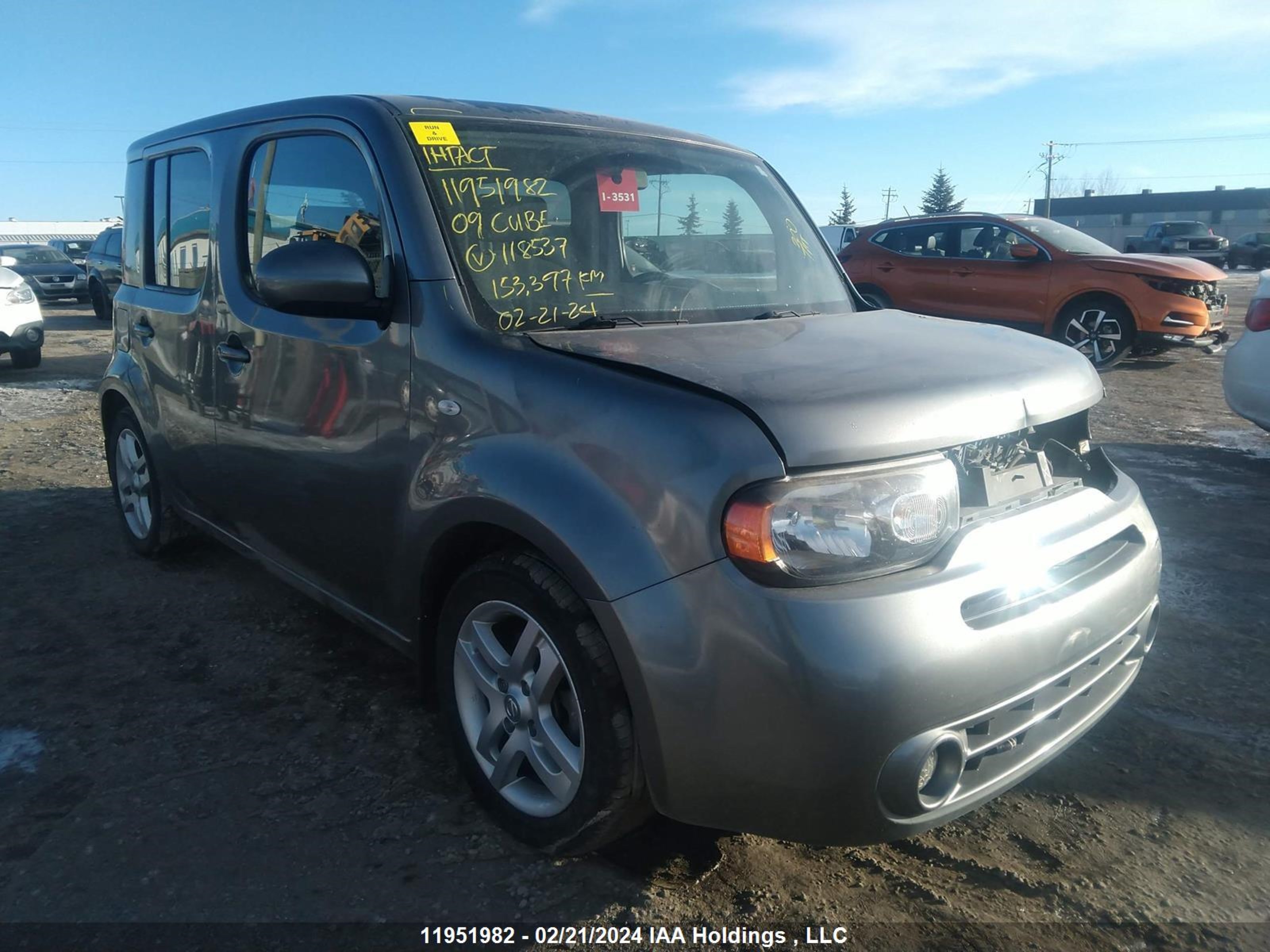 NISSAN CUBE 2009 jn8az28r59t118537