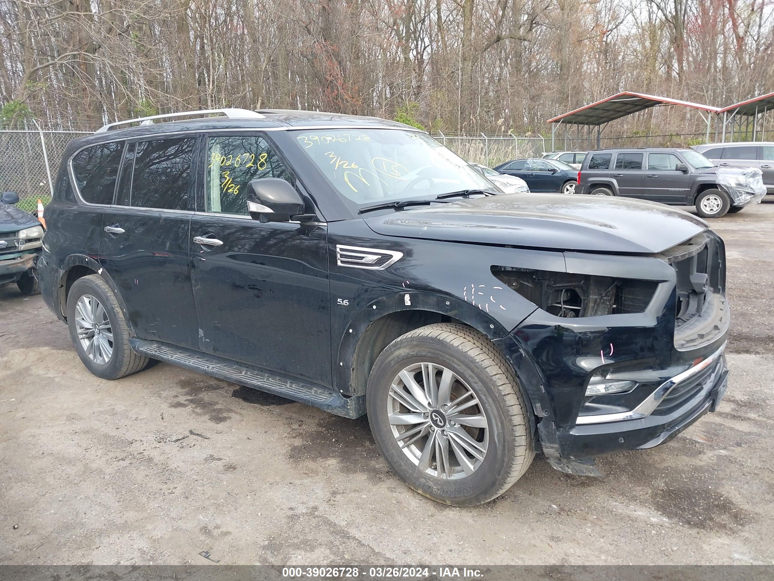 INFINITI QX80 2018 jn8az2ne4j9193359