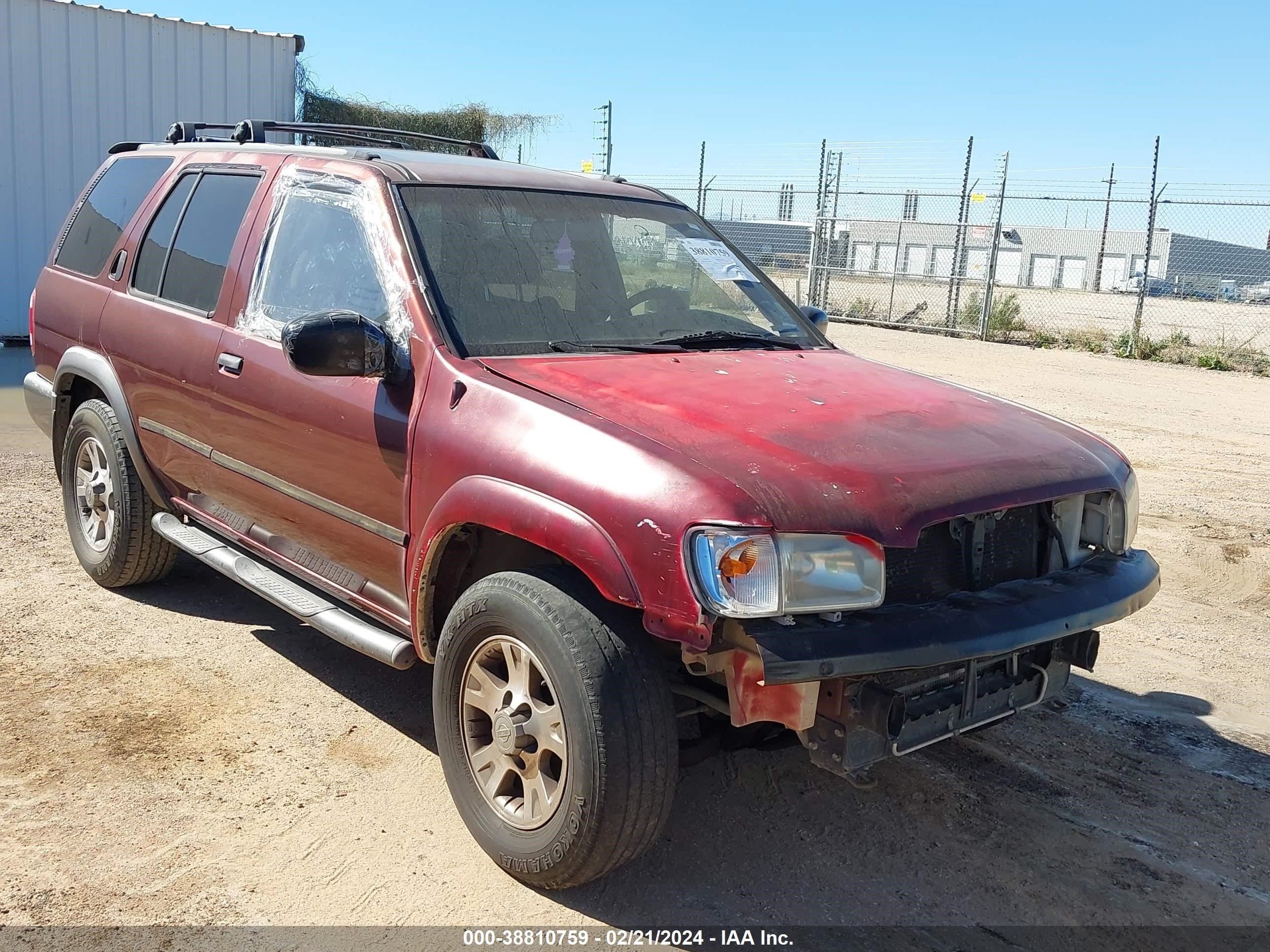 NISSAN PATHFINDER 2001 jn8dr07x41w510543