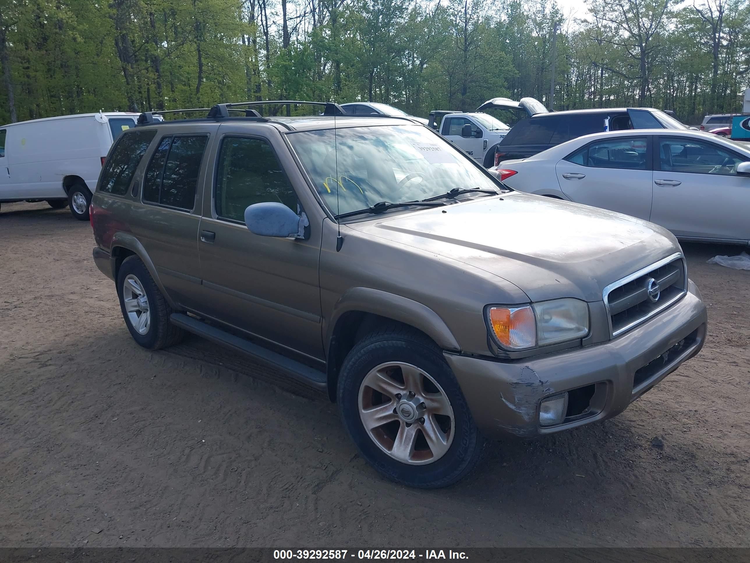 NISSAN PATHFINDER 2002 jn8dr09xx2w660509