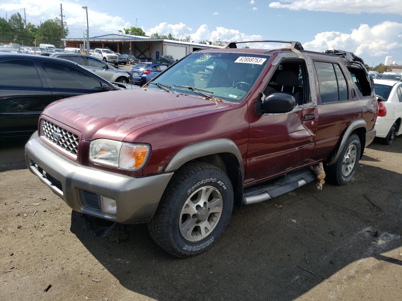 NISSAN PATHFINDER 2001 jn8dr09y01w604957