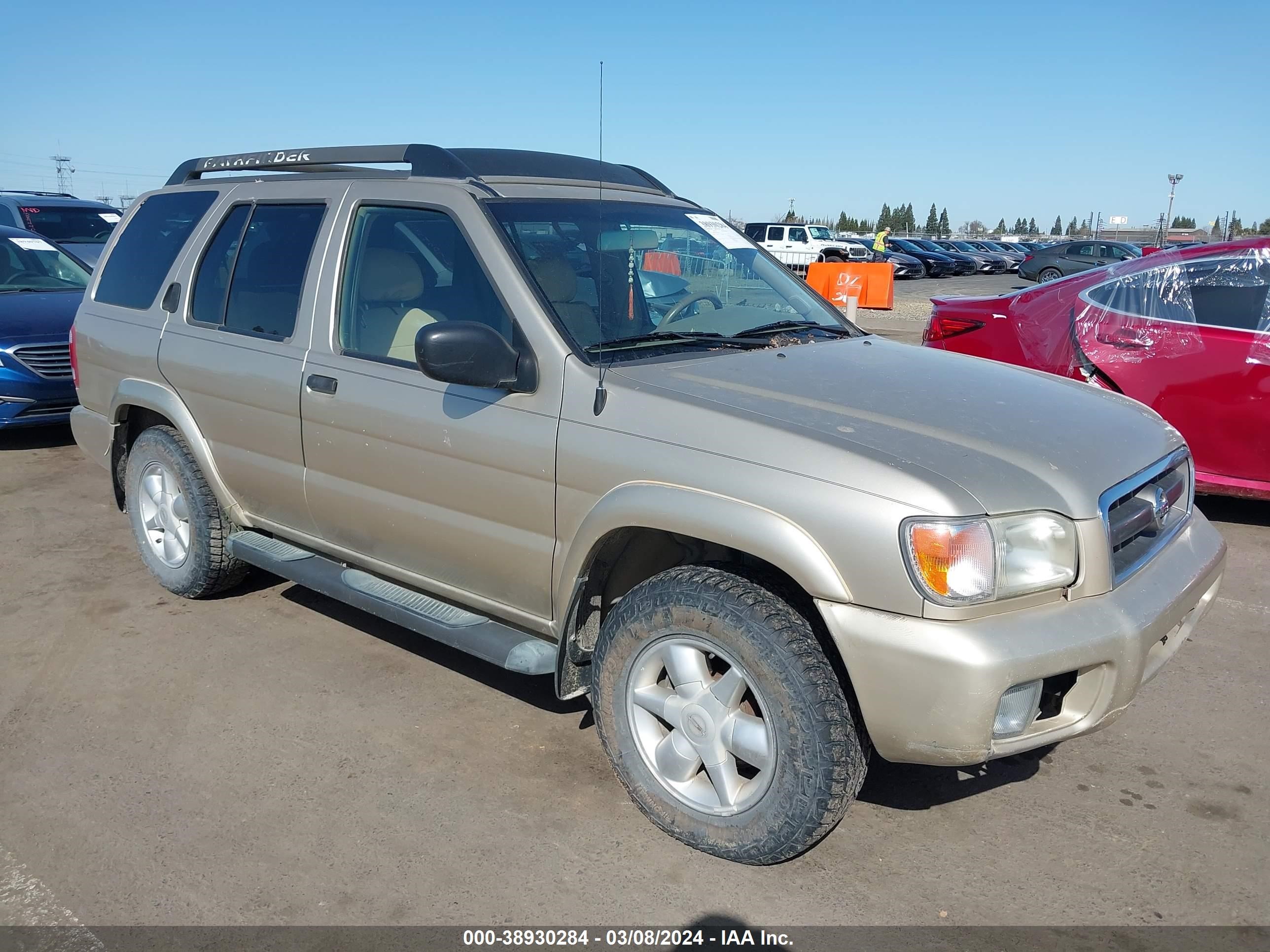 NISSAN PATHFINDER 2002 jn8dr09y02w719589