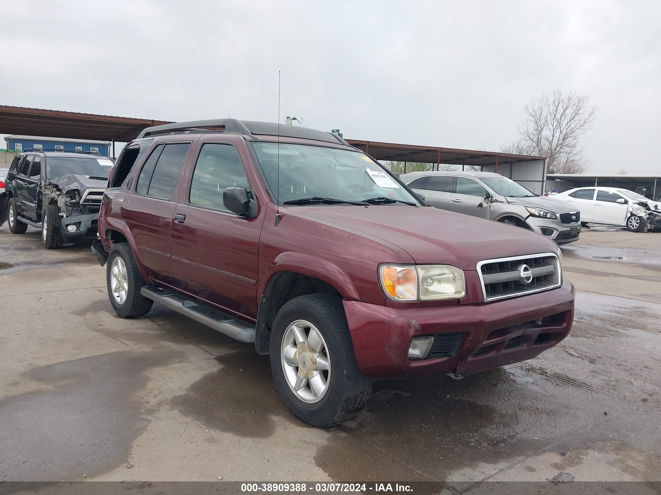 NISSAN PATHFINDER 2002 jn8dr09y22w716449