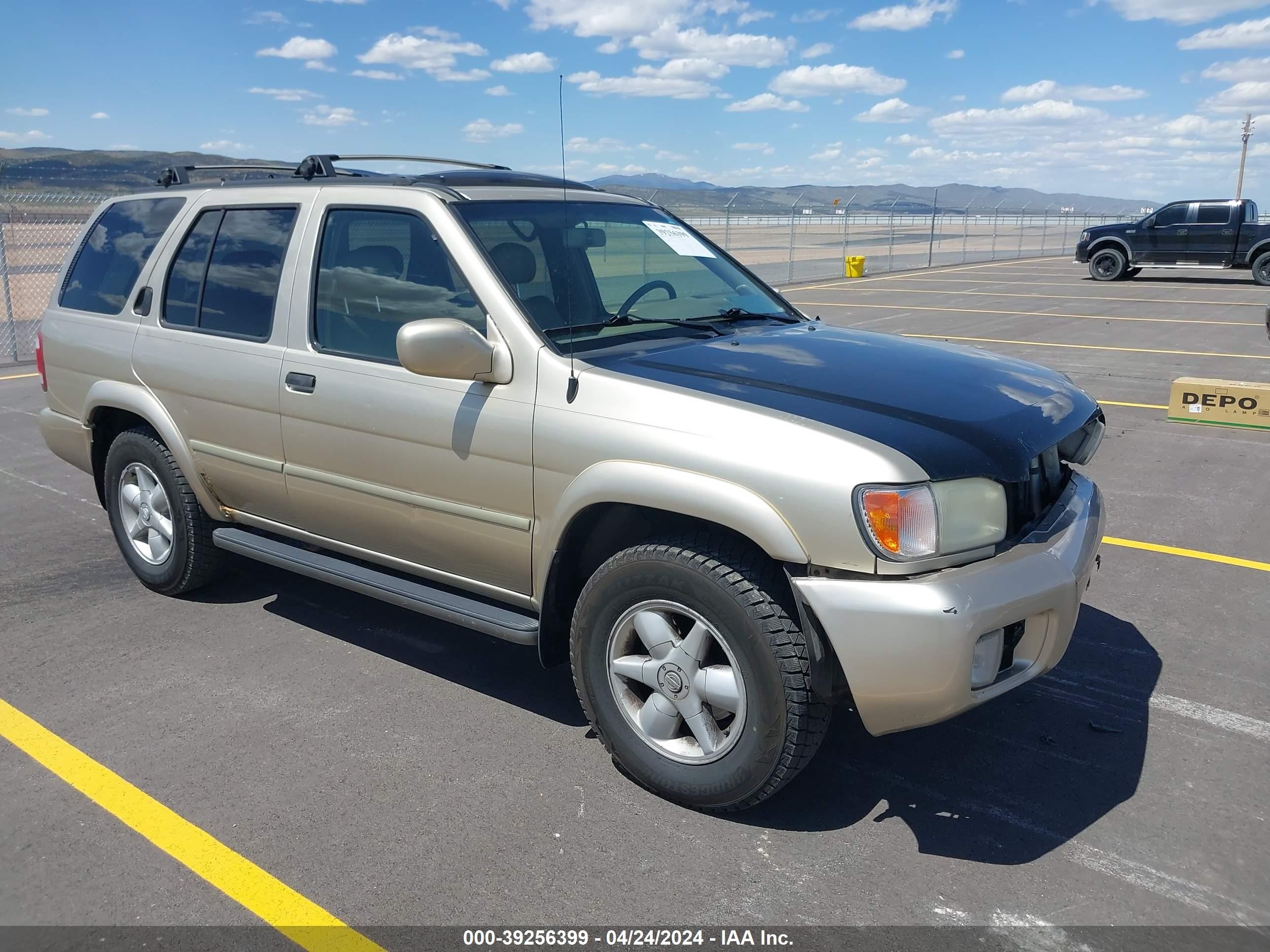 NISSAN PATHFINDER 2001 jn8dr09y41w603777