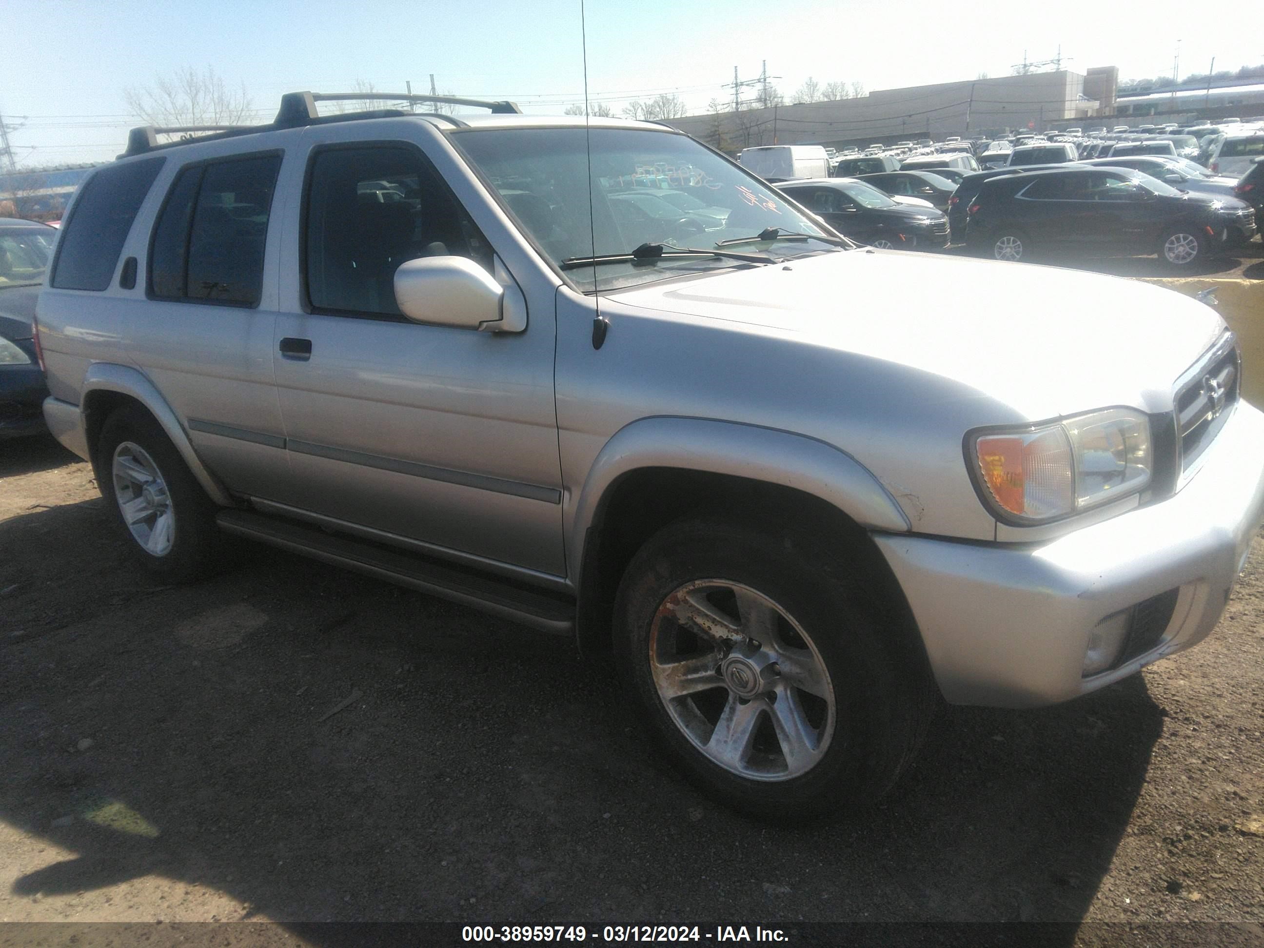 NISSAN PATHFINDER 2002 jn8dr09y42w741613