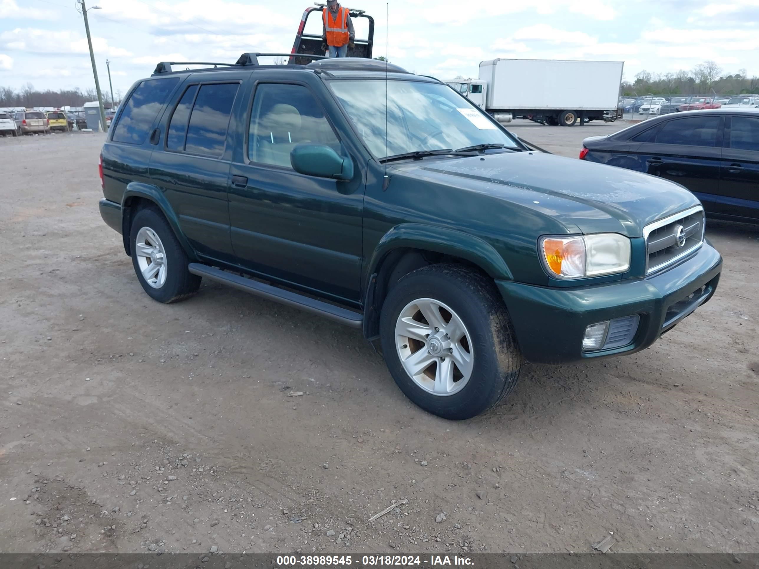 NISSAN PATHFINDER 2002 jn8dr09y52w731480