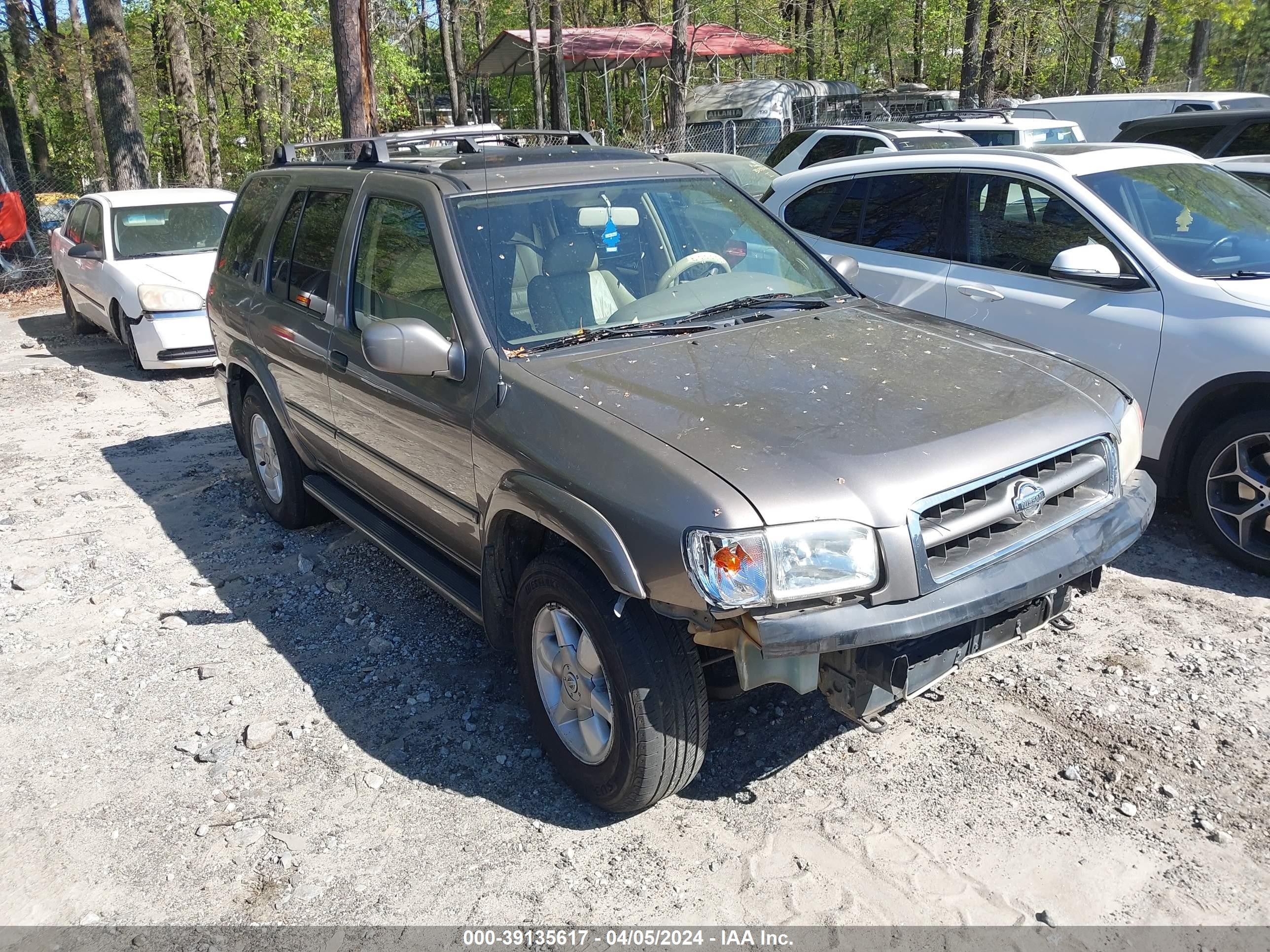 NISSAN PATHFINDER 2001 jn8dr09y71w586117