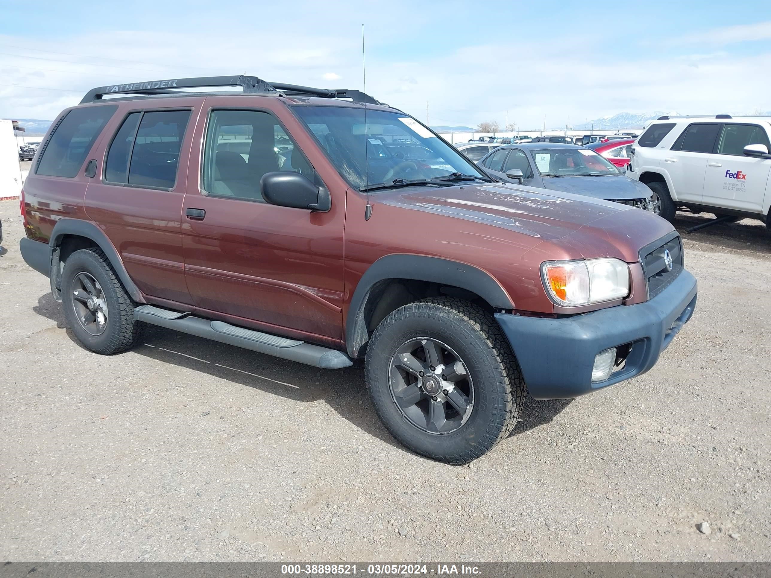 NISSAN PATHFINDER 2004 jn8dr09y74w912308