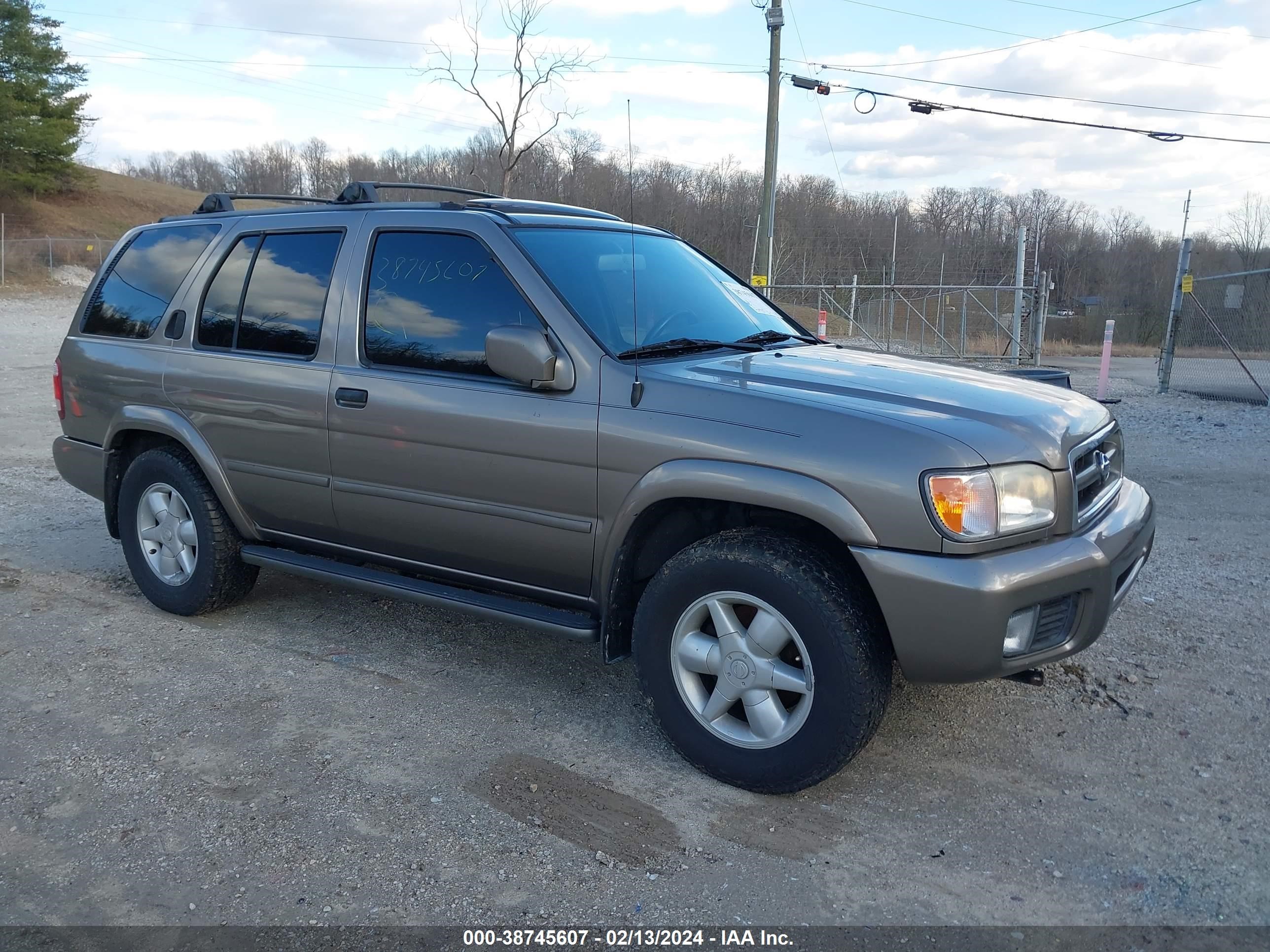 NISSAN PATHFINDER 2001 jn8dr09y81w602177