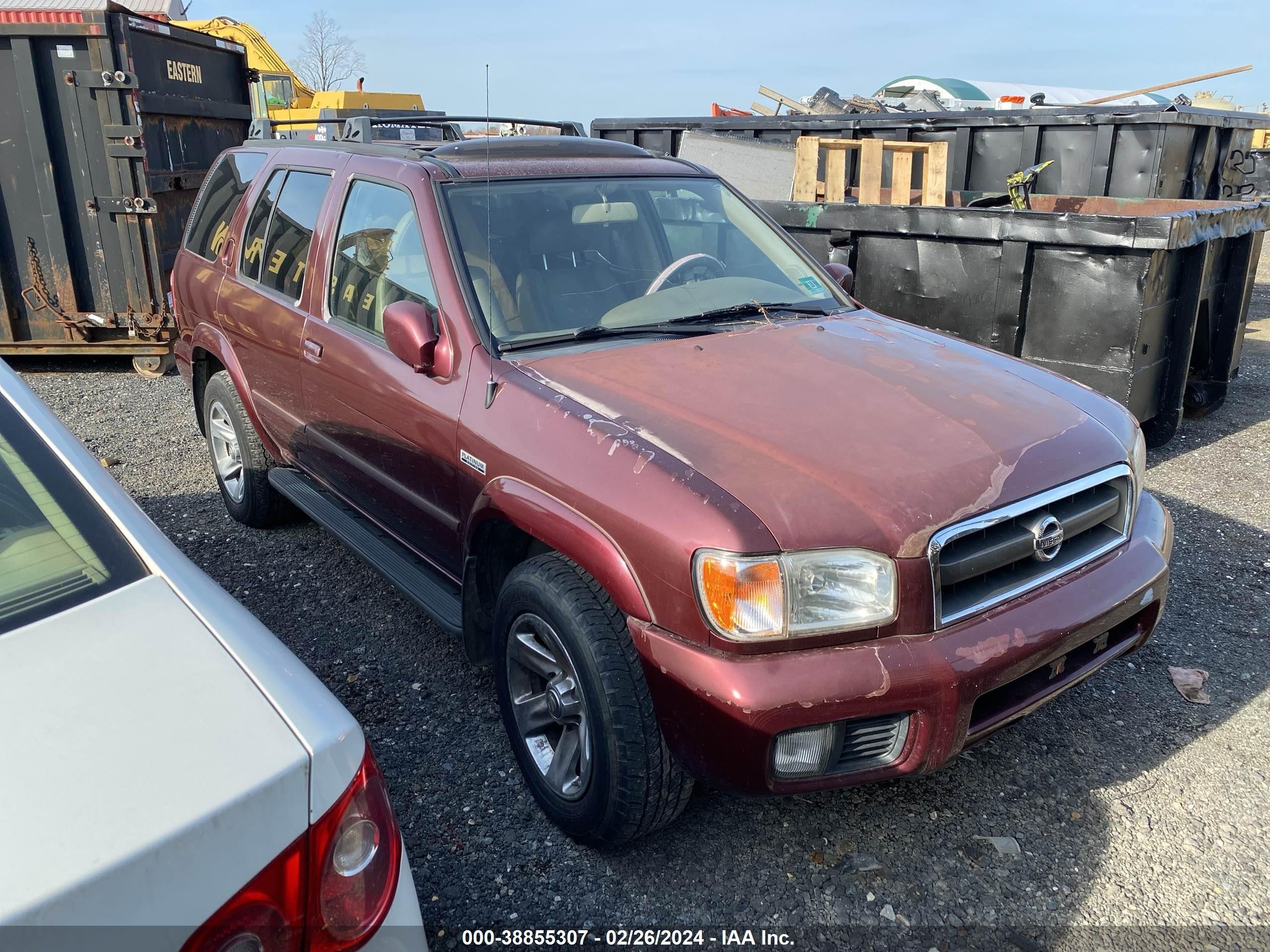 NISSAN PATHFINDER 2004 jn8dr09y84w910776