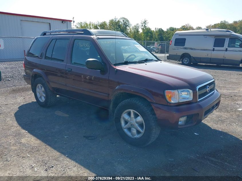 NISSAN PATHFINDER 2002 jn8dr09y92w726797