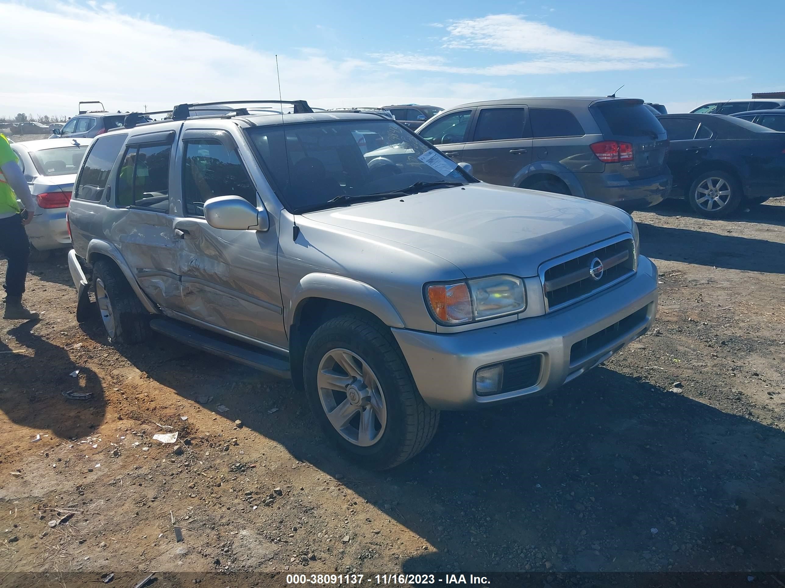 NISSAN PATHFINDER 2002 jn8dr09y92w740585