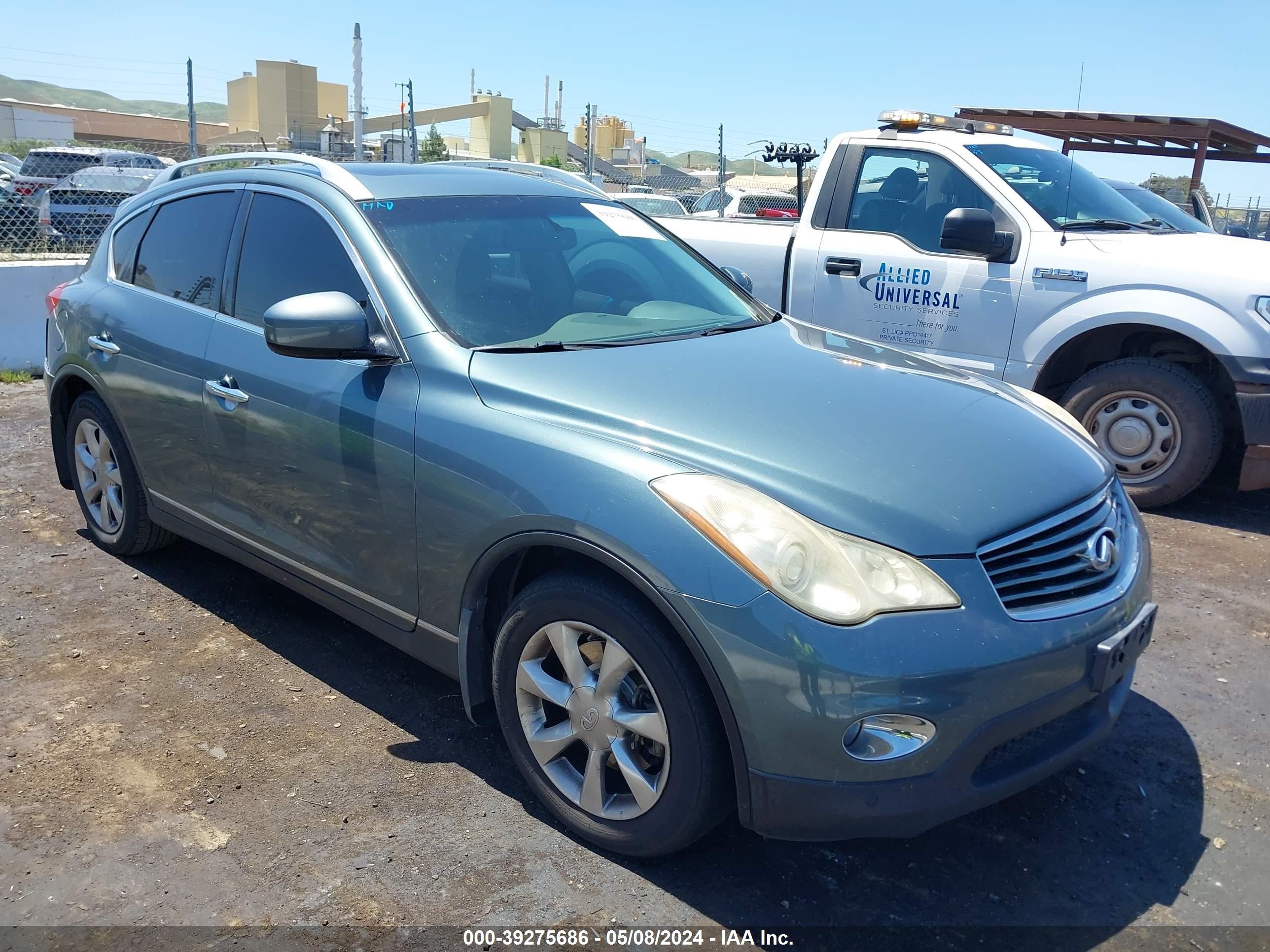 INFINITI EX 2008 jnkaj09e18m305915