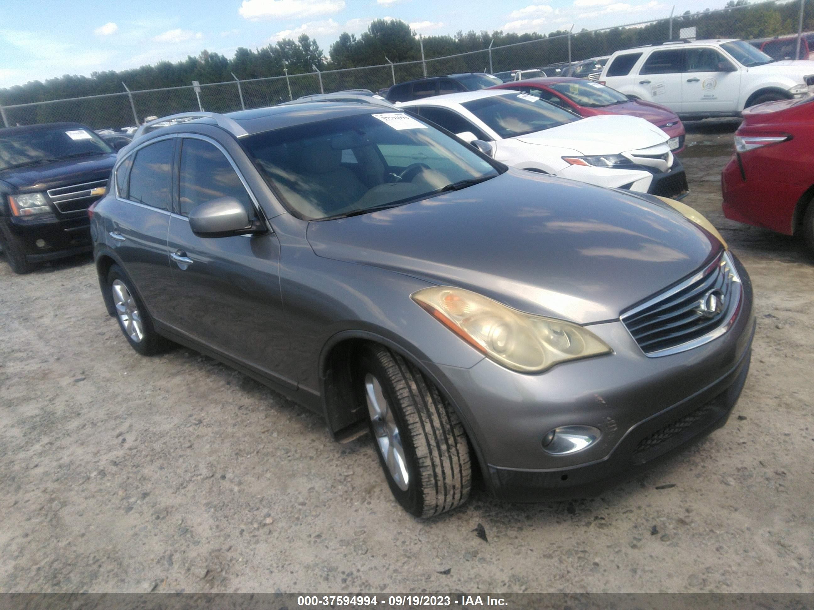 INFINITI EX 2008 jnkaj09e48m303107