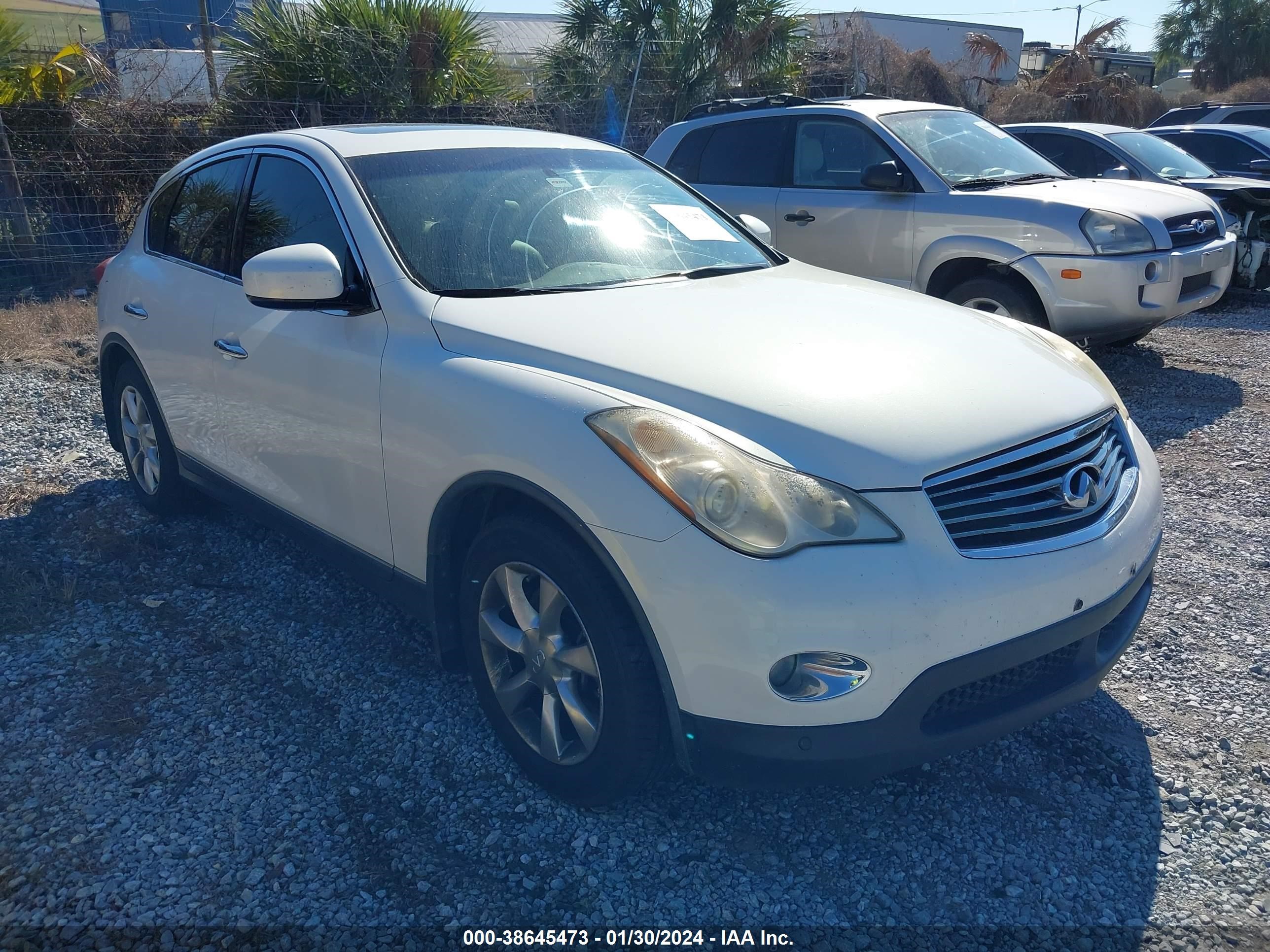 INFINITI EX 2008 jnkaj09e68m300838