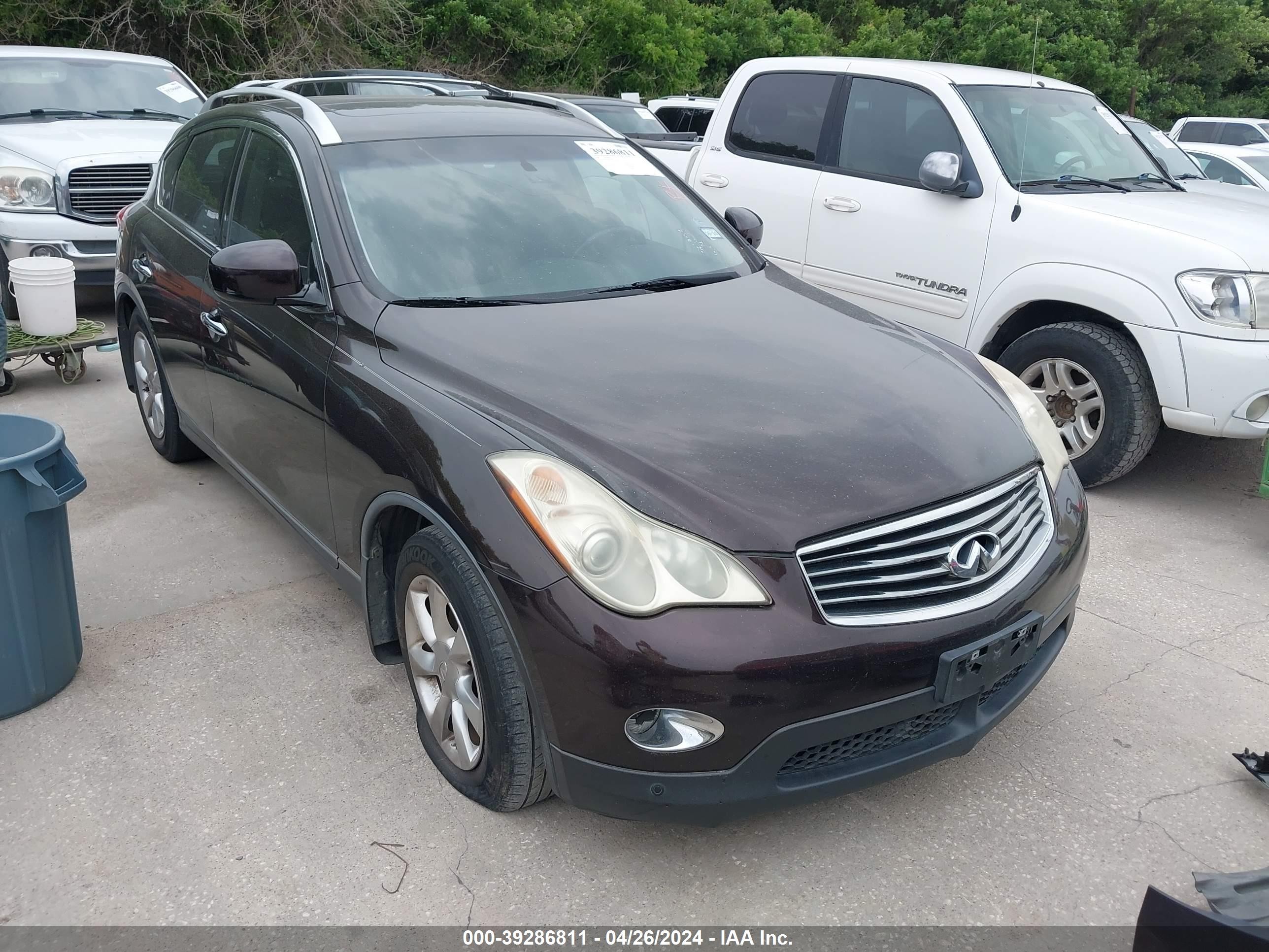 INFINITI EX 2008 jnkaj09e68m306848