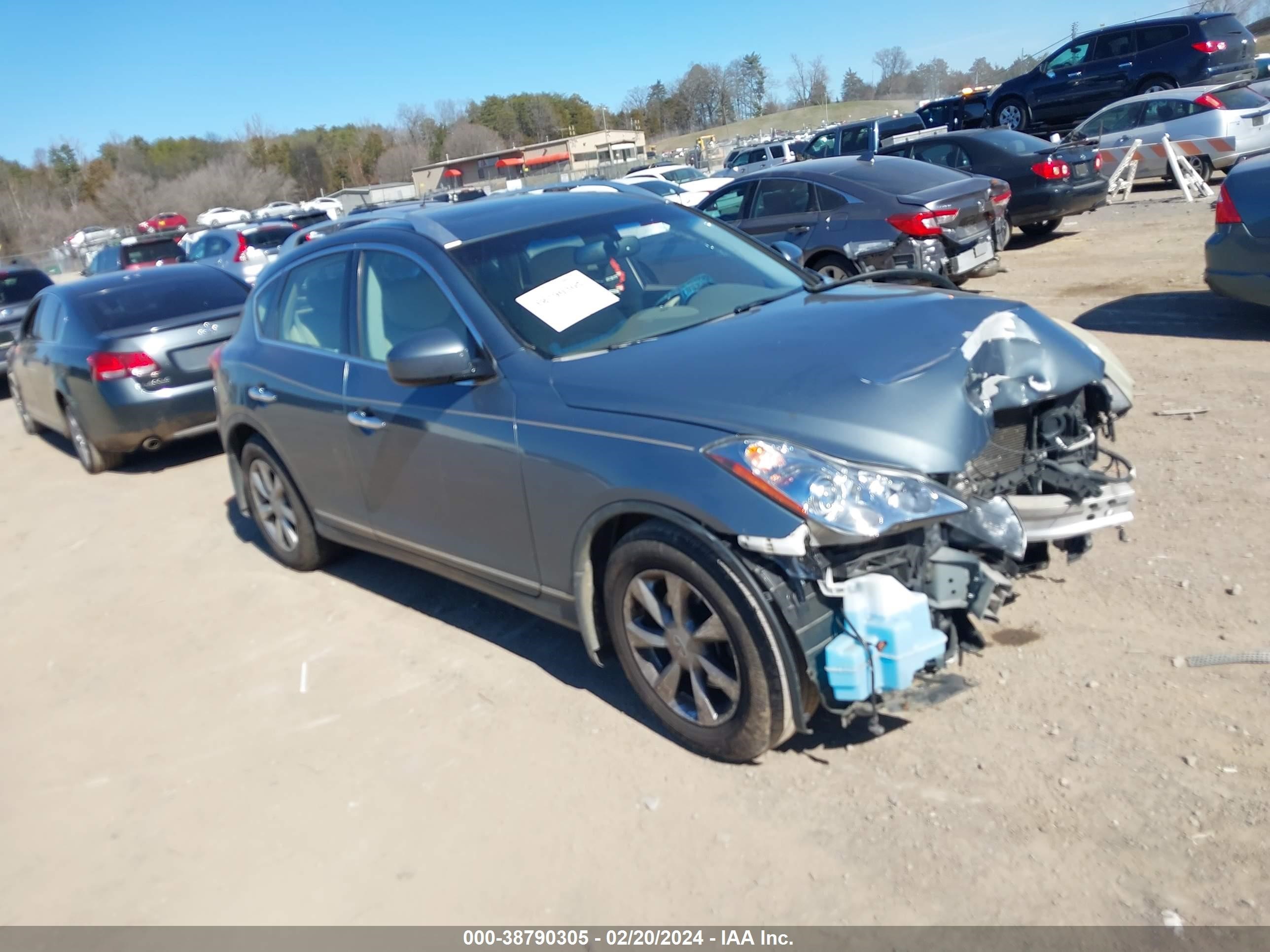 INFINITI EX 2008 jnkaj09e78m304140