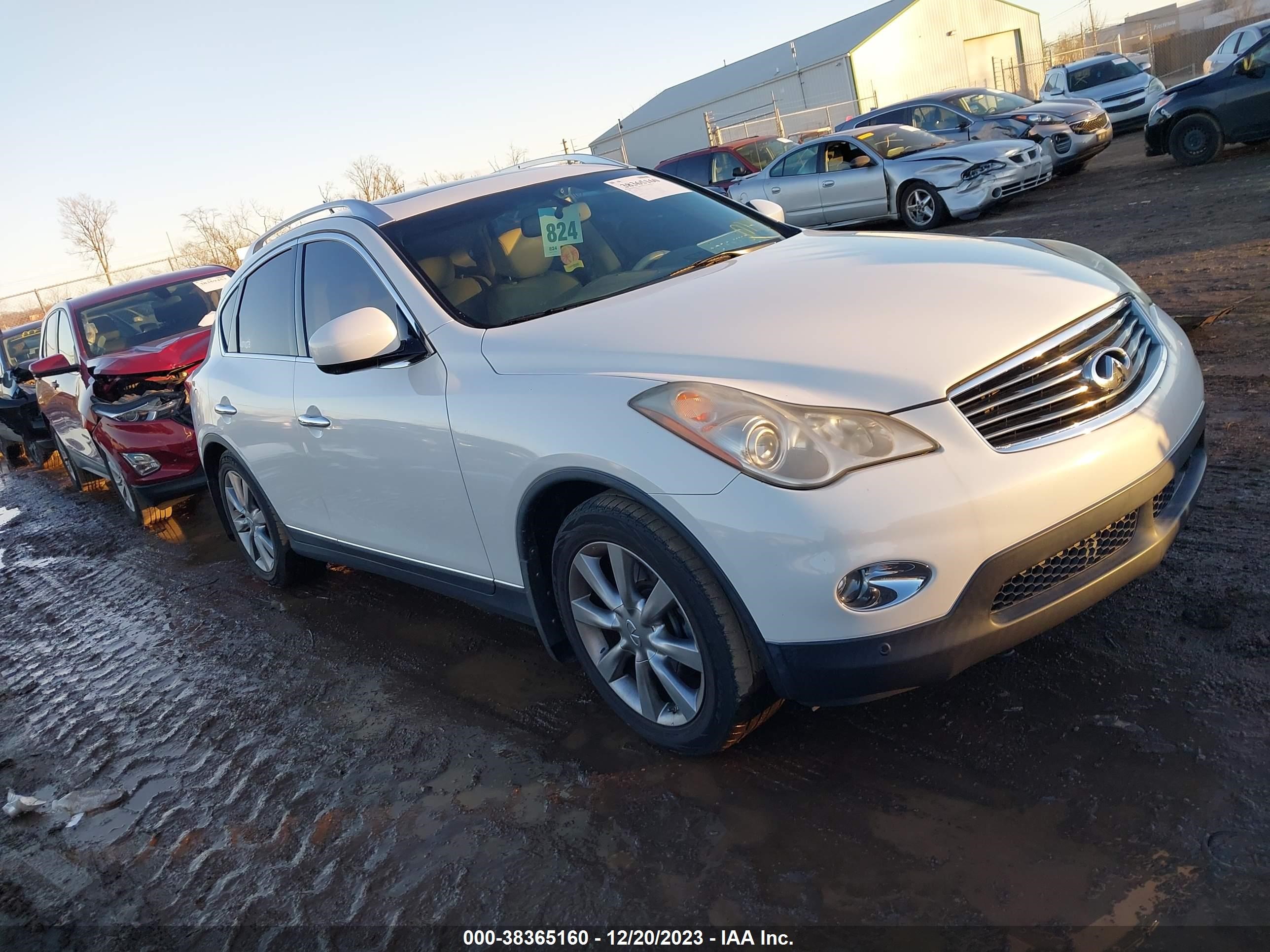 INFINITI EX 2008 jnkaj09e98m303720