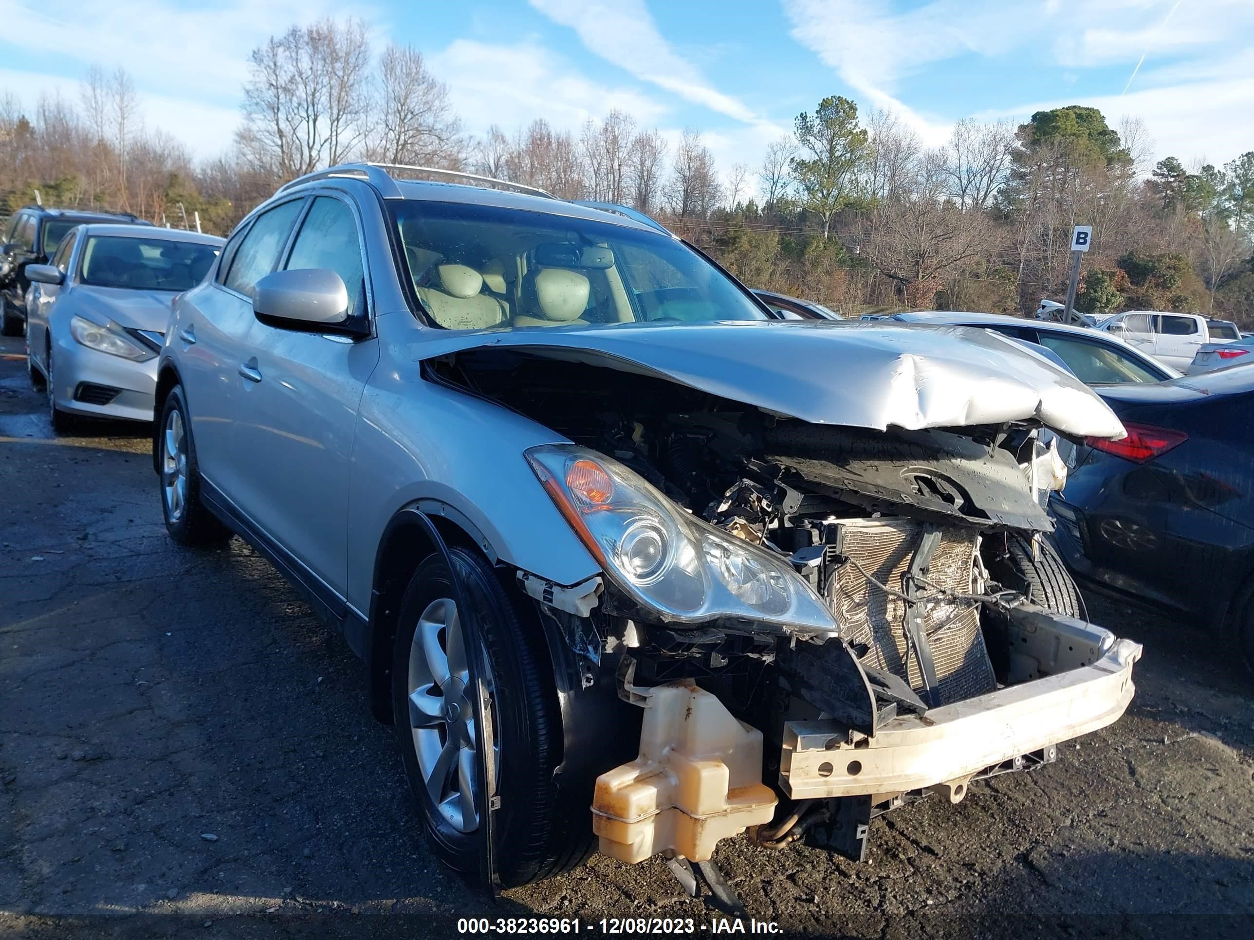 INFINITI EX 2008 jnkaj09ex8m306433