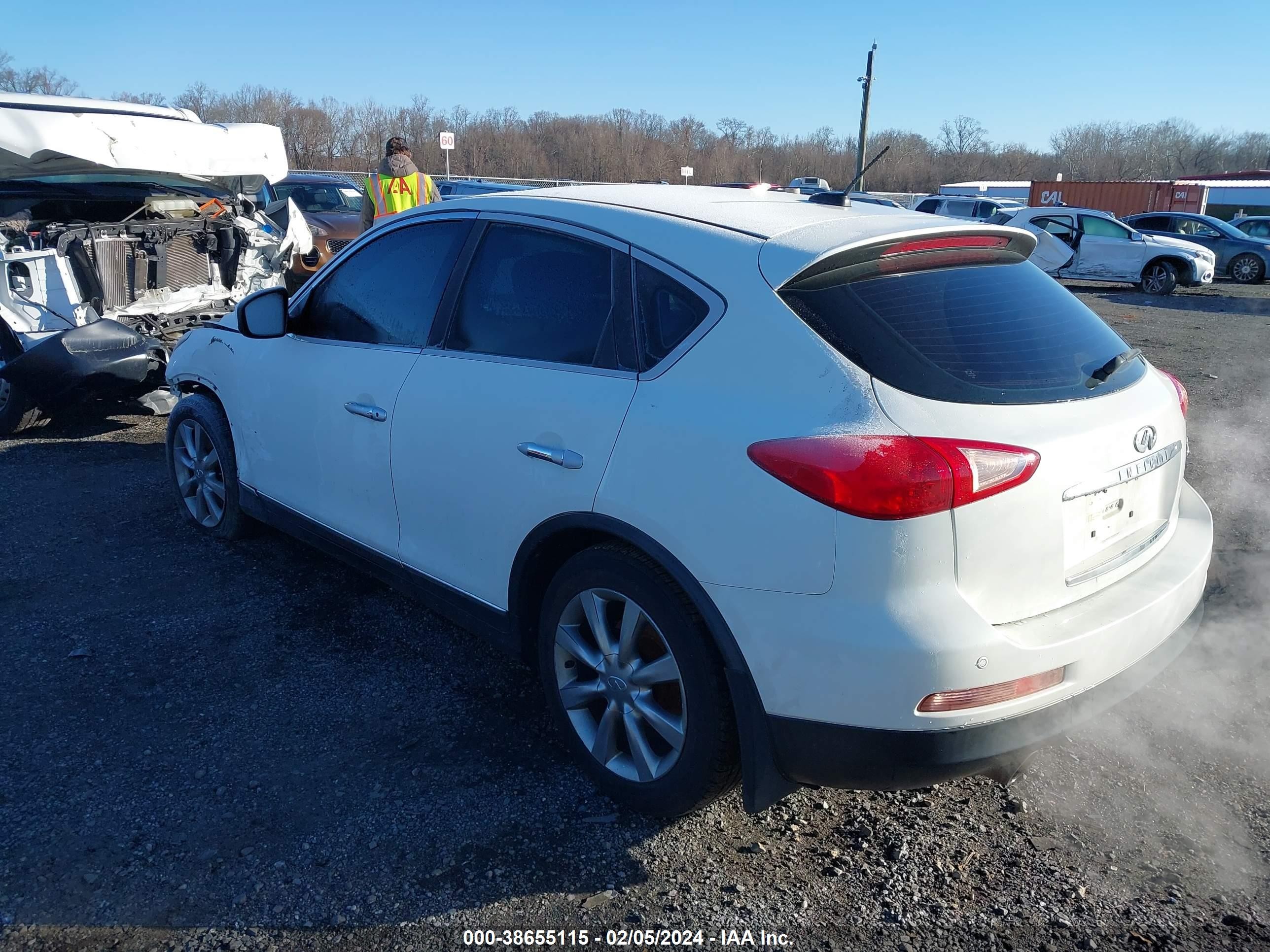 INFINITI EX 2008 jnkaj09f08m352121