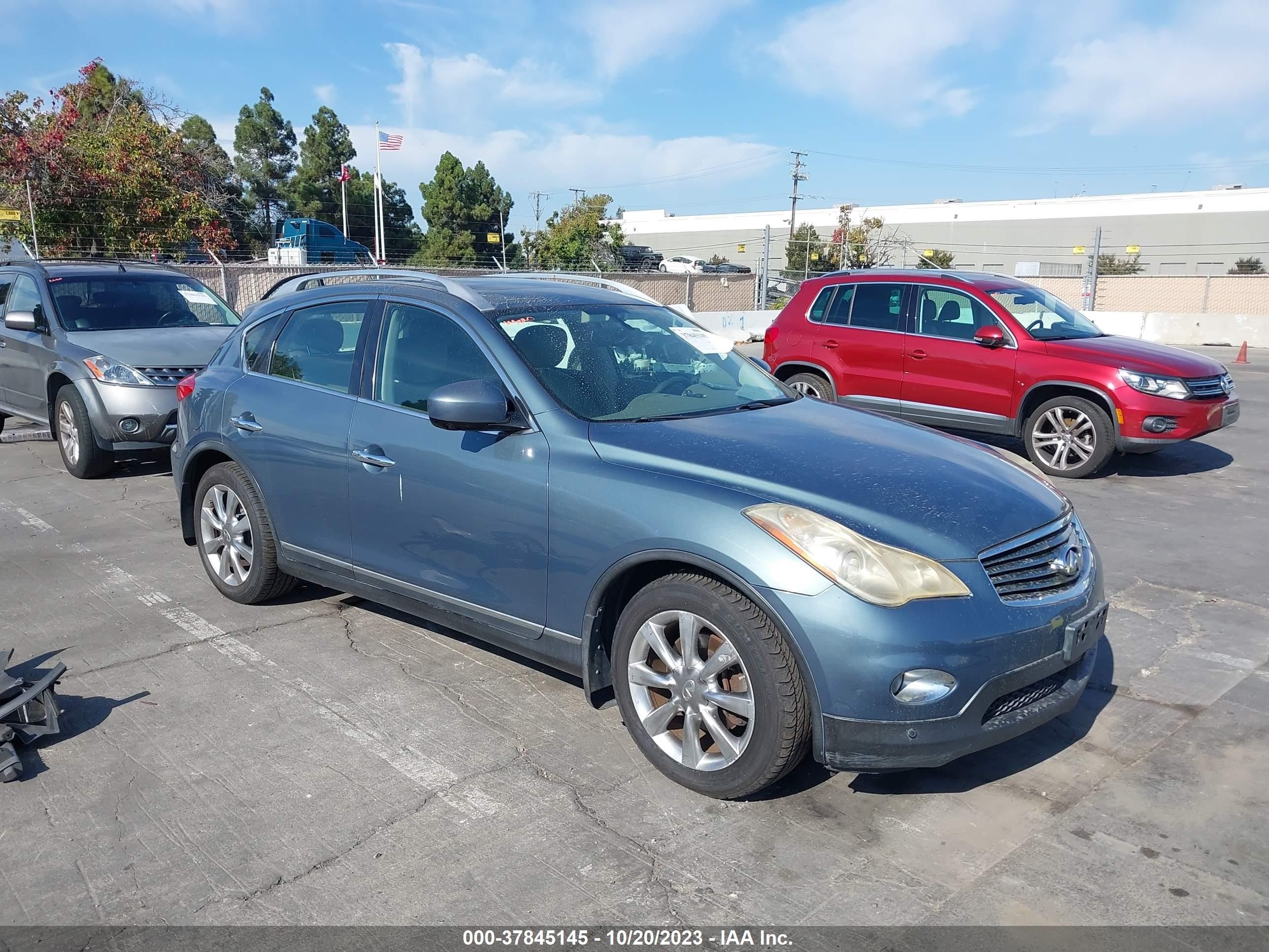 INFINITI EX 2008 jnkaj09f08m352801