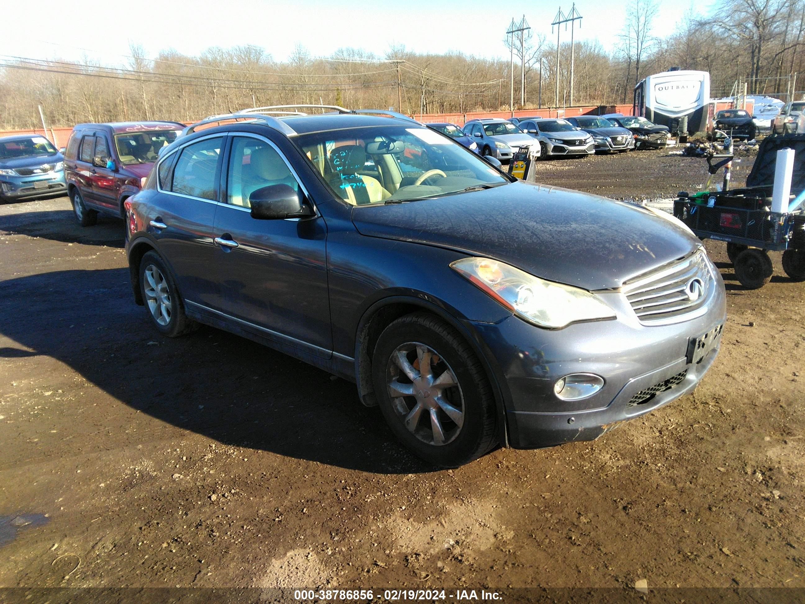 INFINITI EX 2008 jnkaj09f88m357406