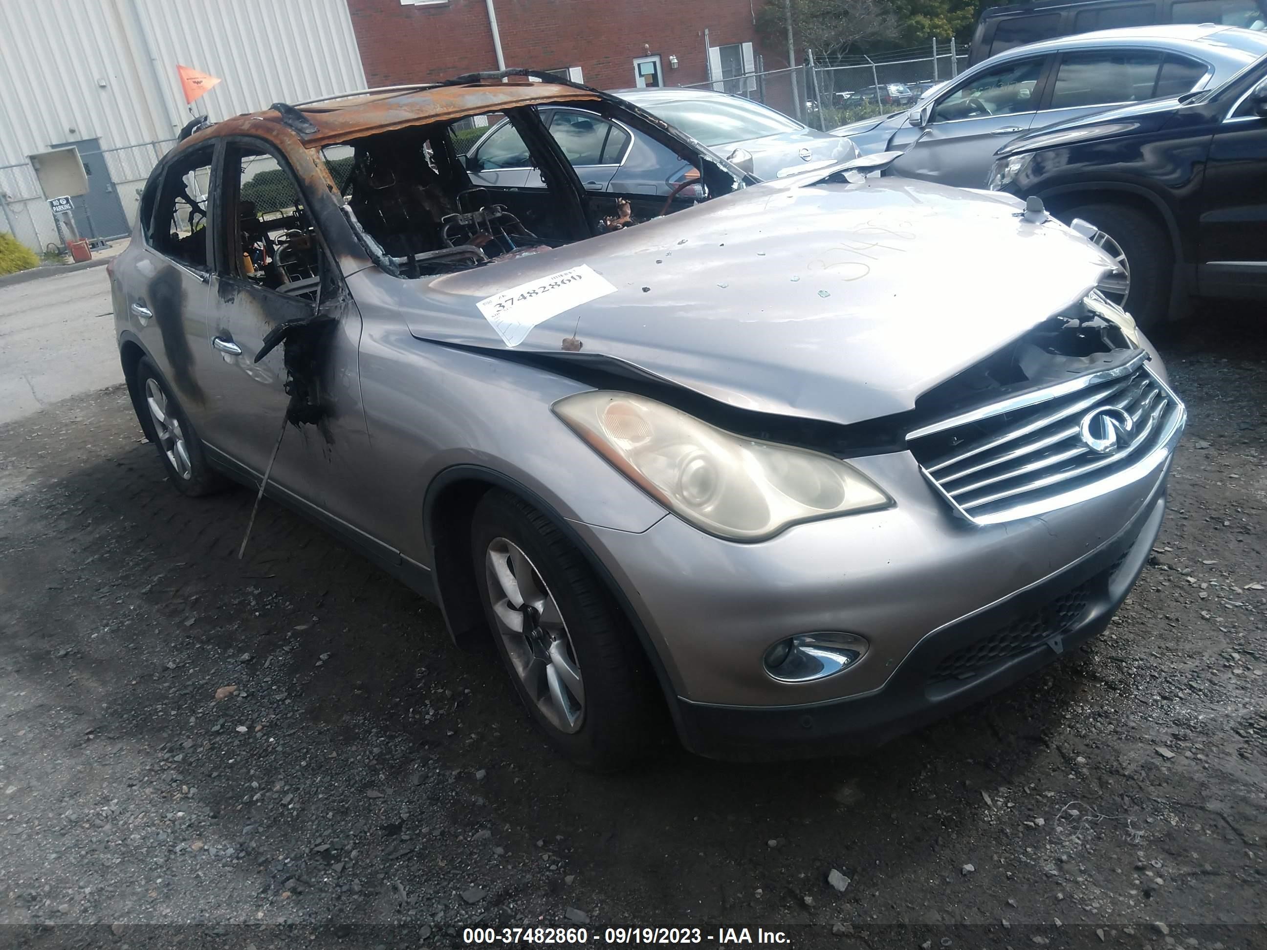 INFINITI EX 2008 jnkaj09f88m358412