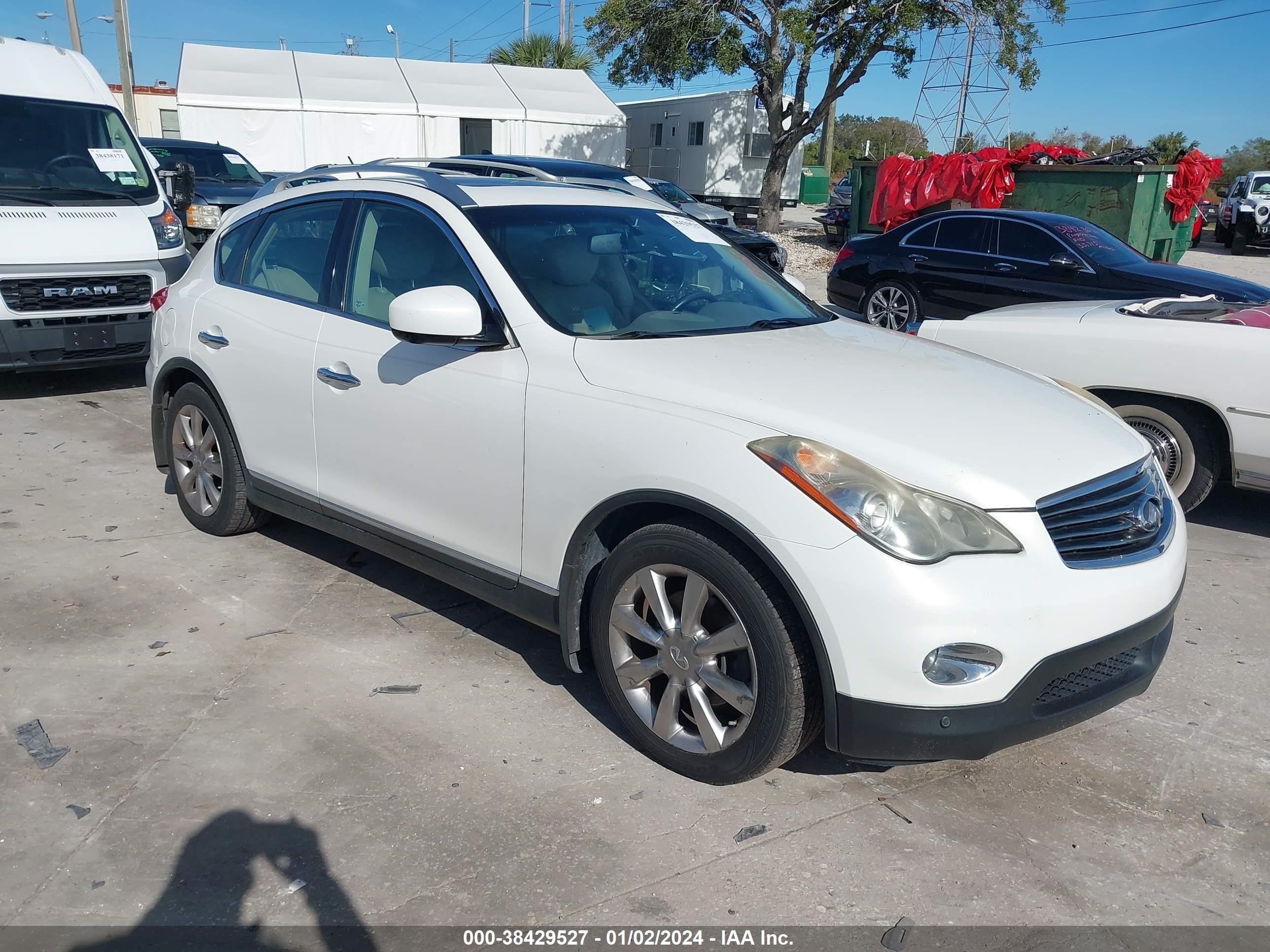 INFINITI EX 2008 jnkaj09f98m353672