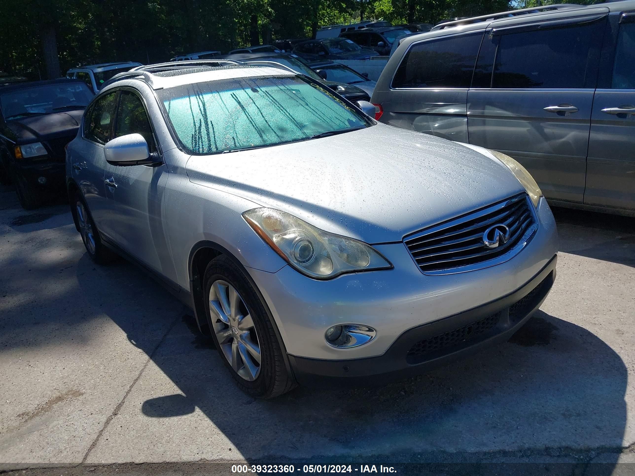 INFINITI EX 2008 jnkaj09fx8m351252