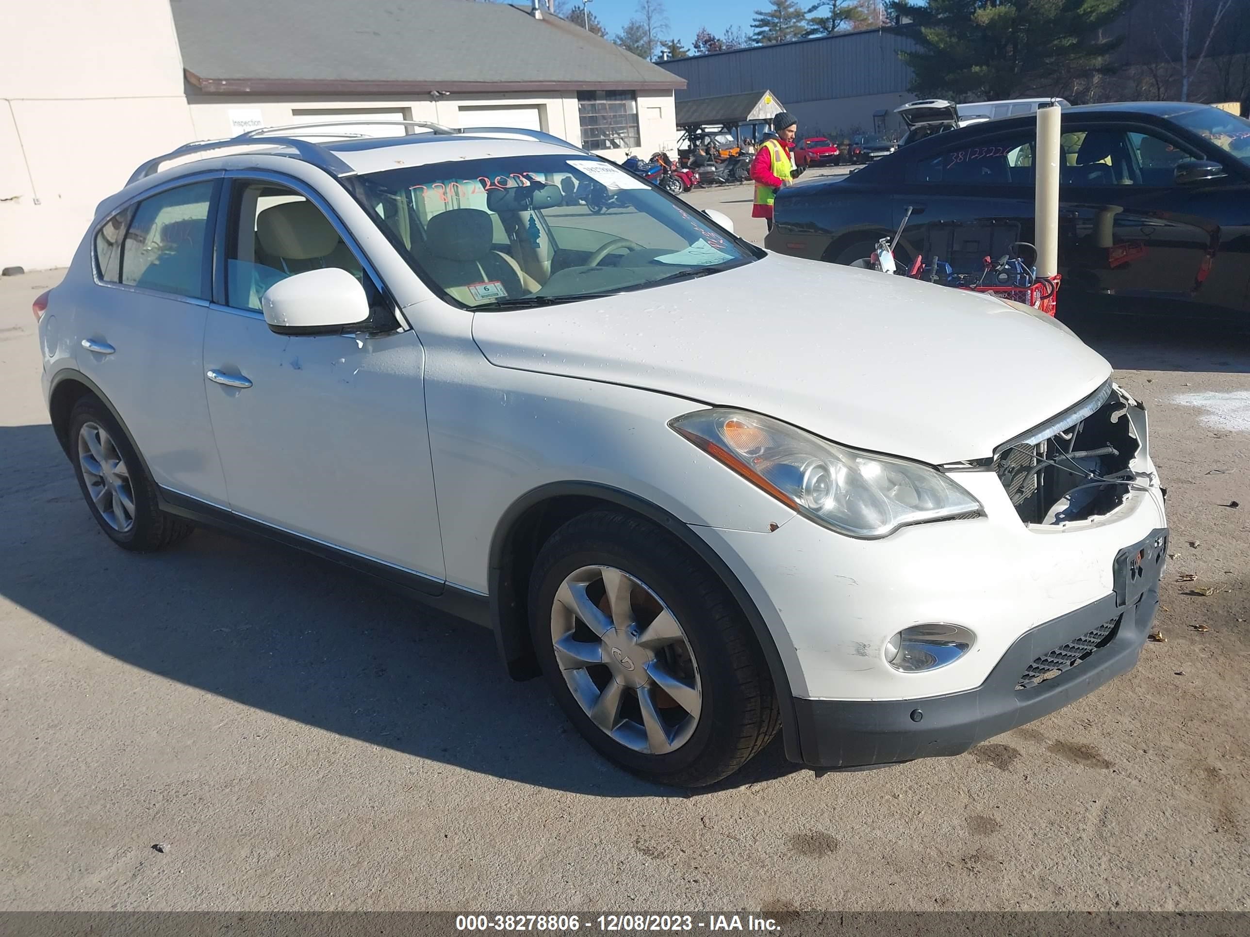 INFINITI EX 2008 jnkaj09fx8m358766