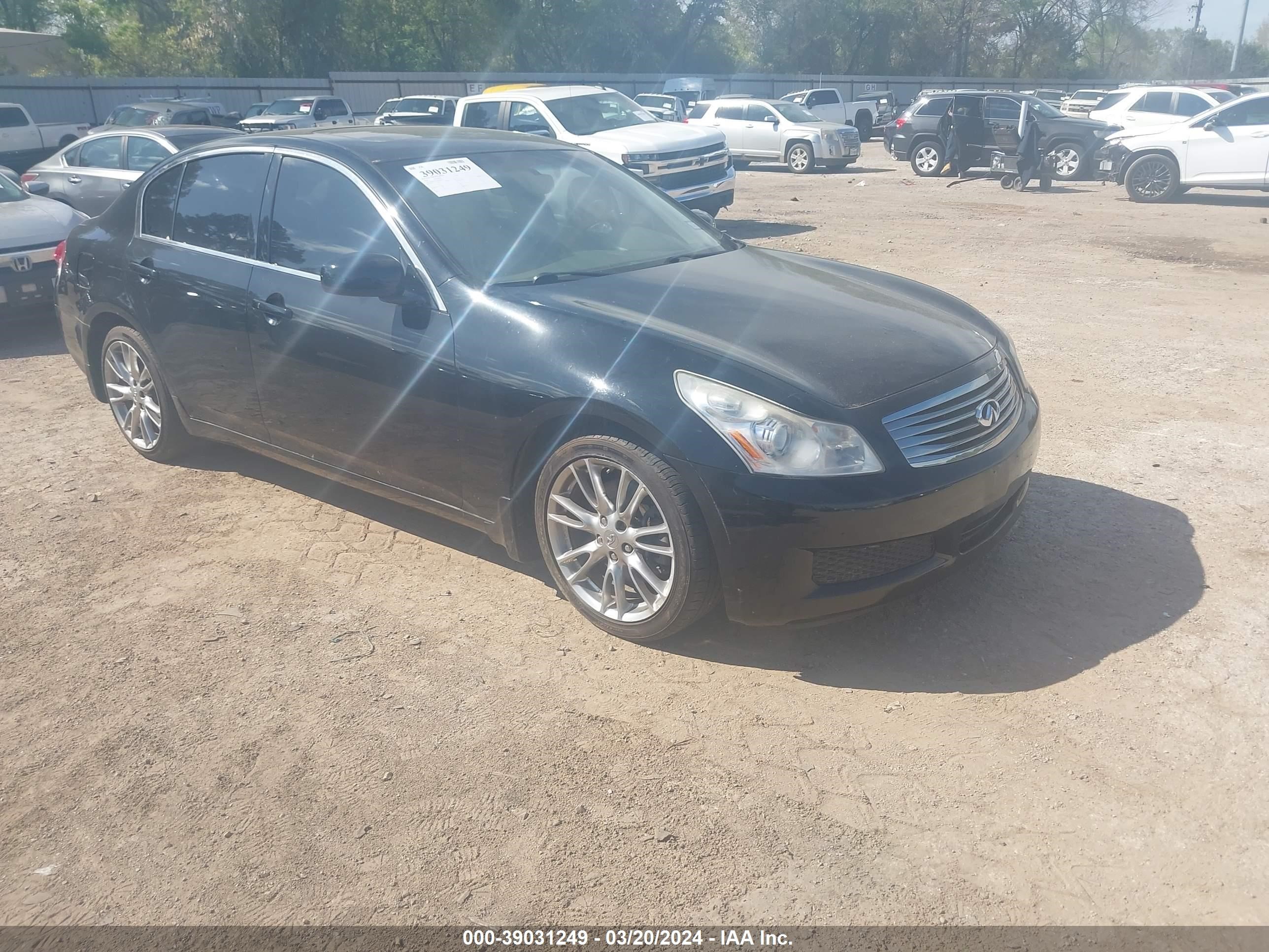 INFINITI G 2008 jnkbv61e08m205912