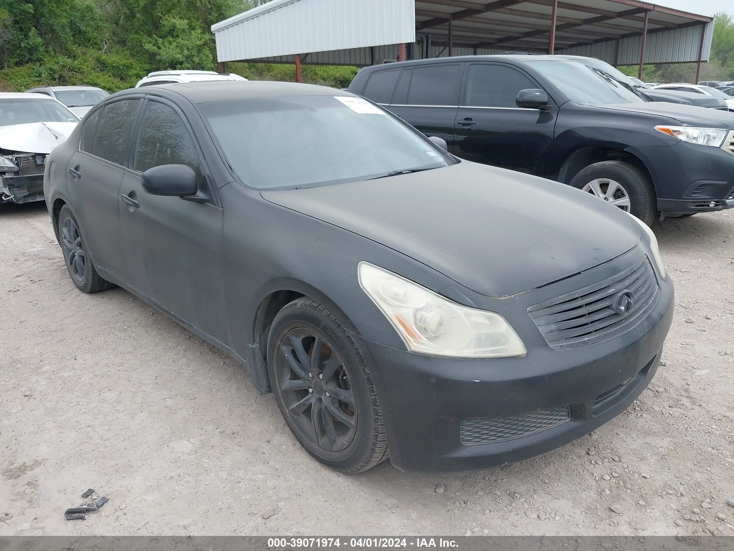 INFINITI G 2008 jnkbv61e08m219521