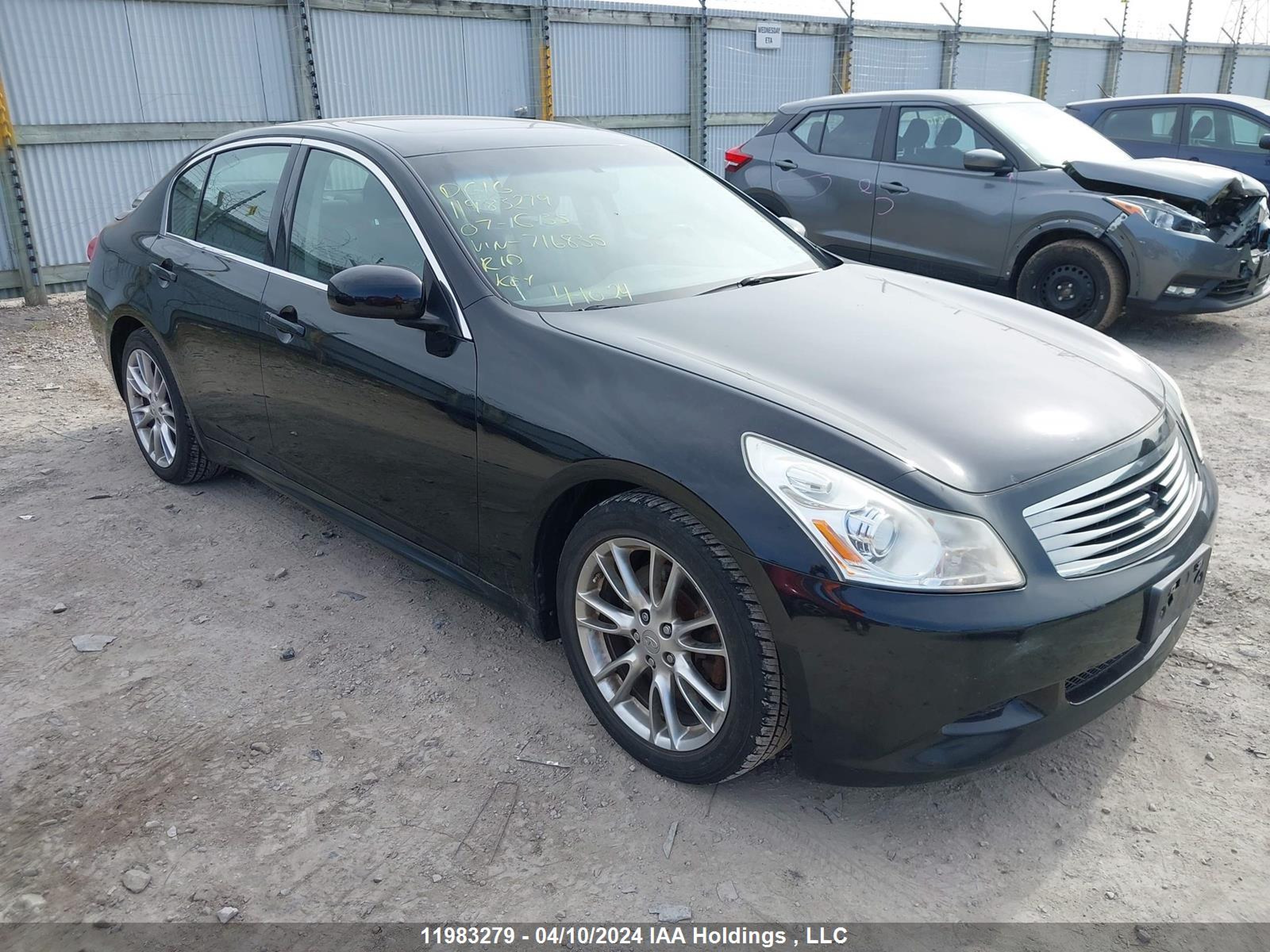 INFINITI G 2007 jnkbv61e17m716835