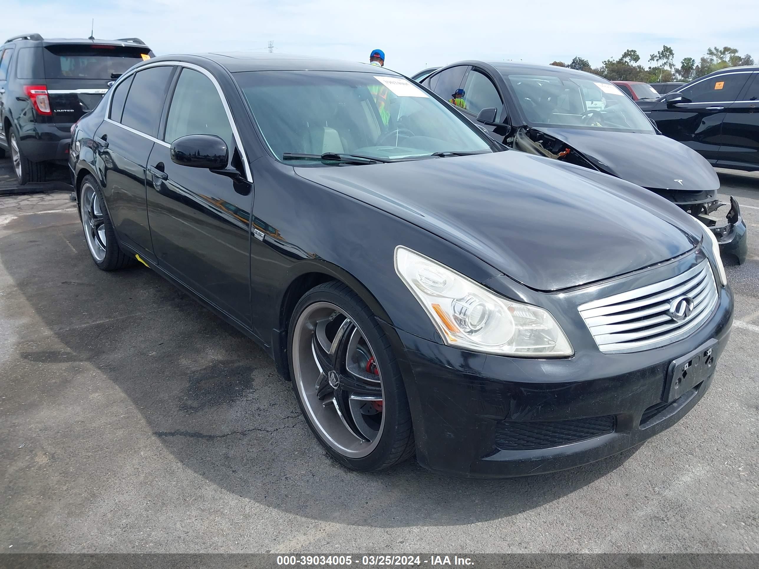 INFINITI G 2007 jnkbv61e17m725650