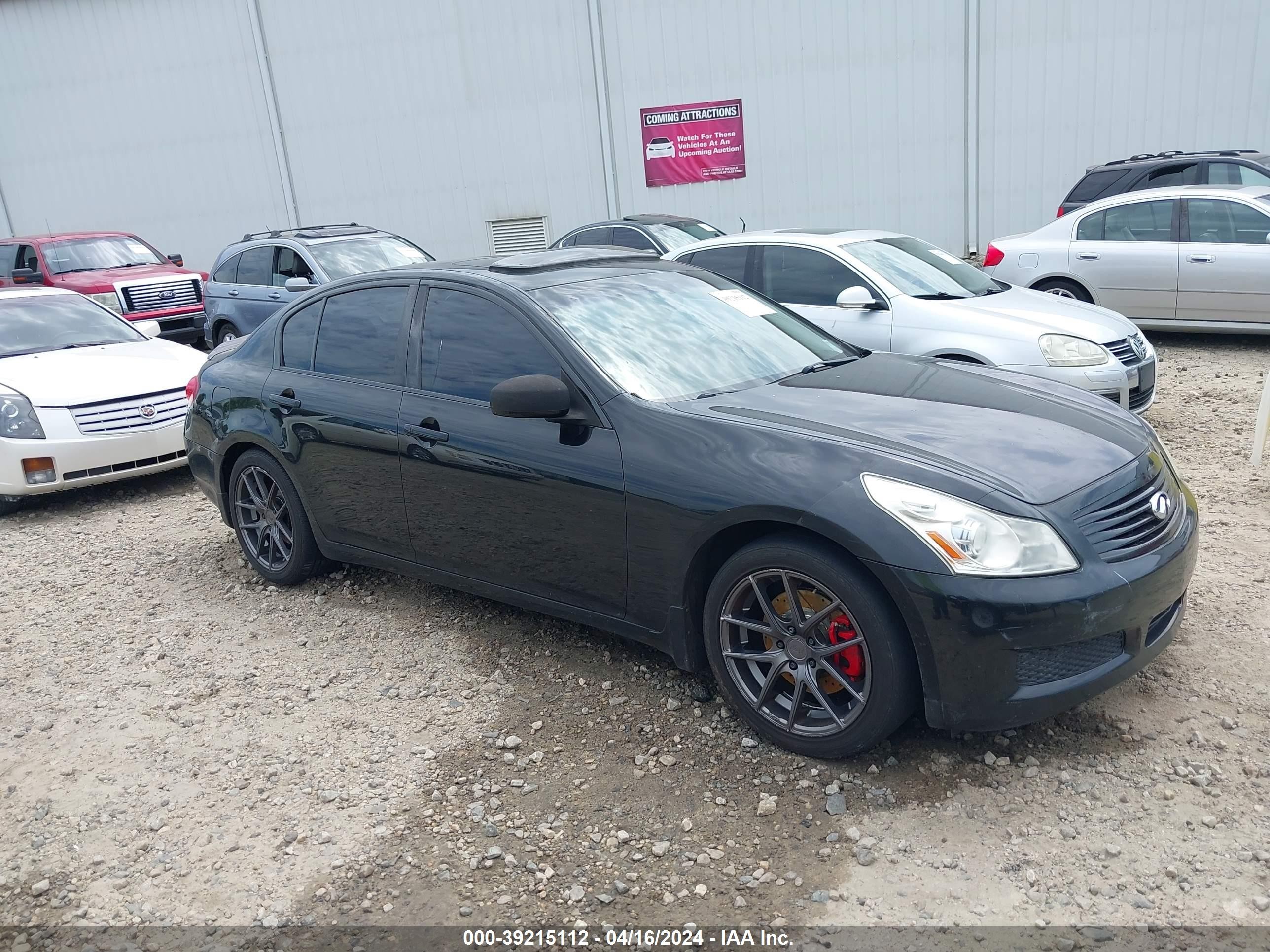 INFINITI G 2007 jnkbv61e17m728712