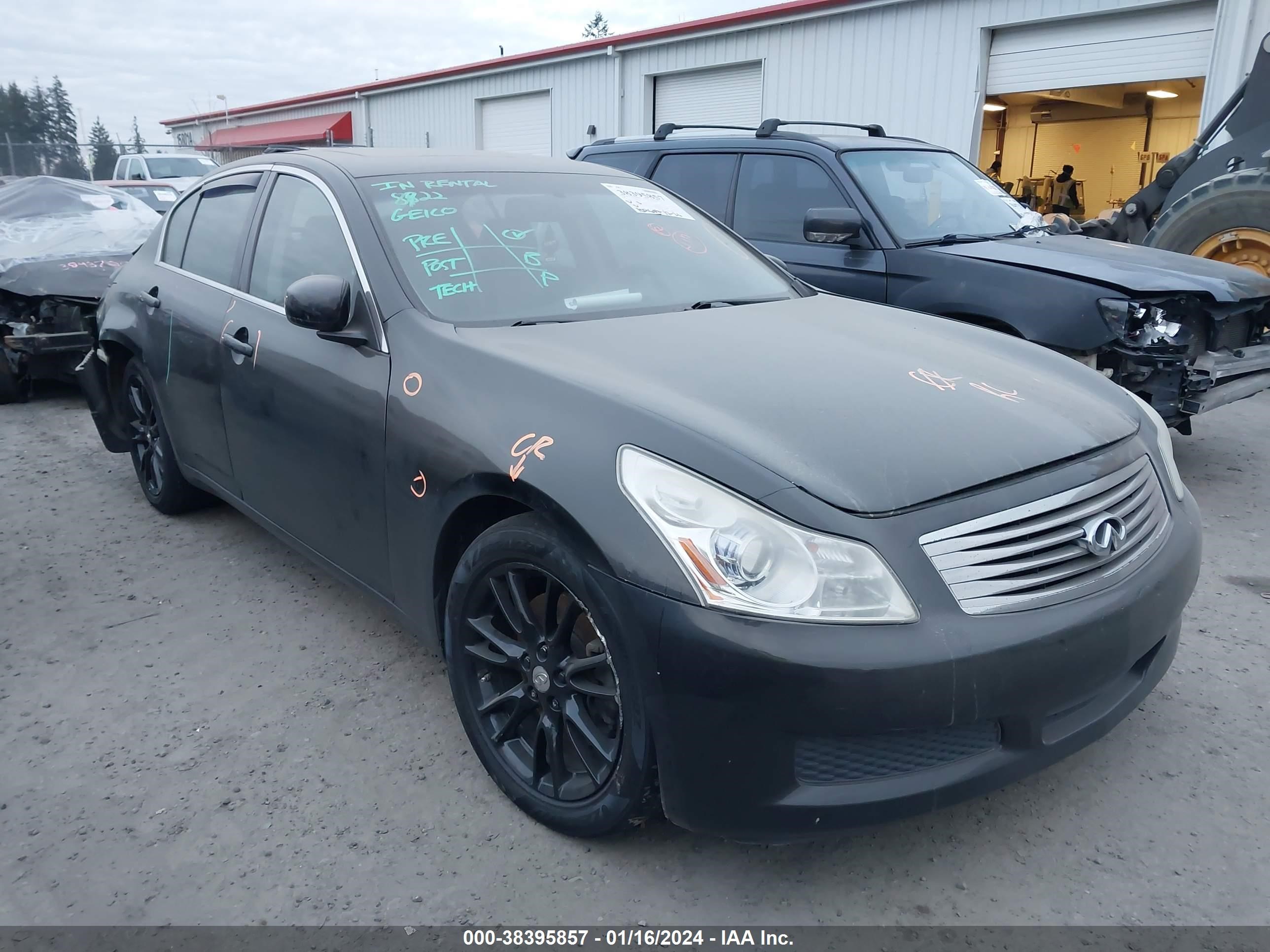 INFINITI G 2007 jnkbv61e27m706881