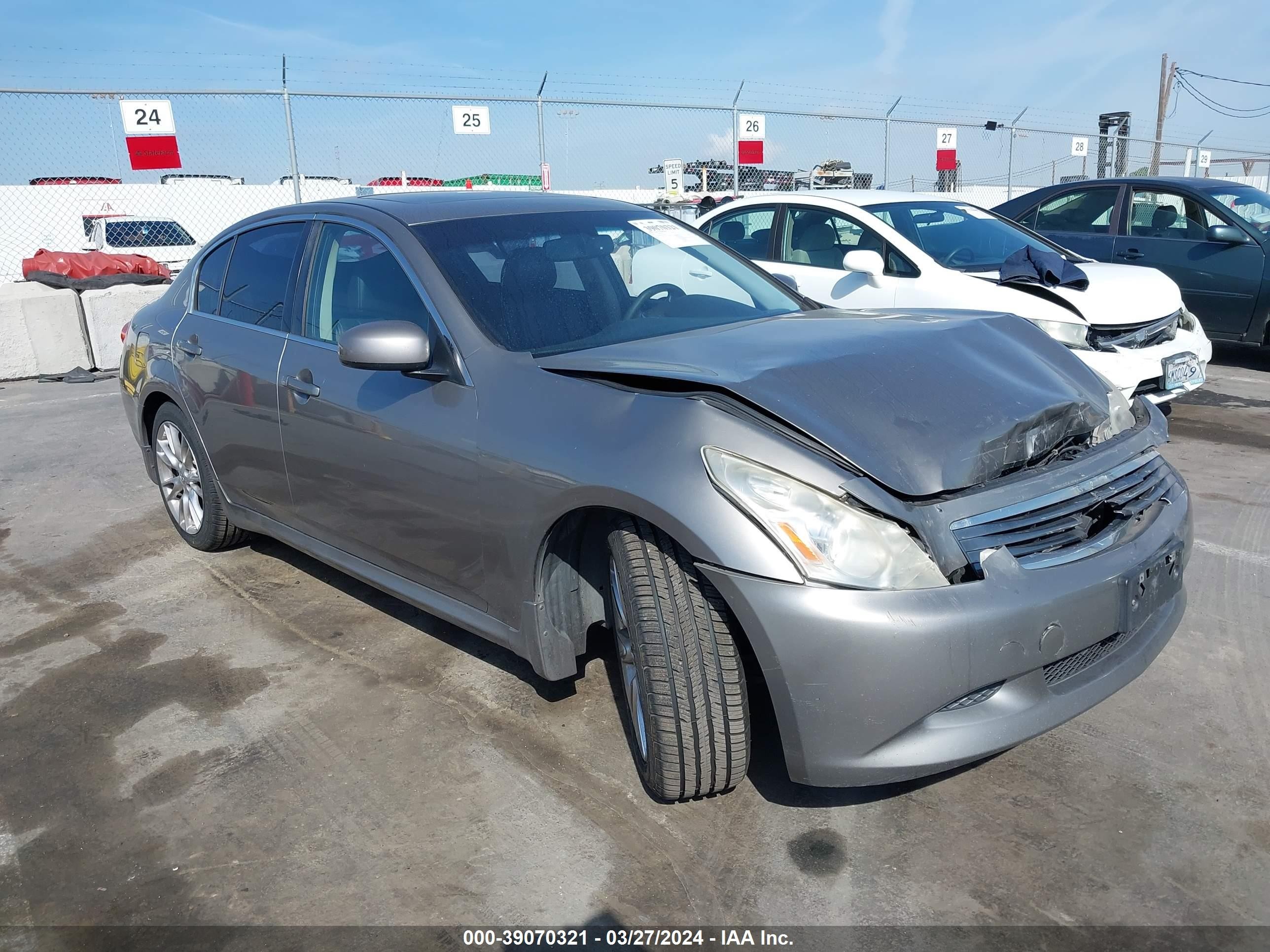 INFINITI G 2007 jnkbv61e27m710039