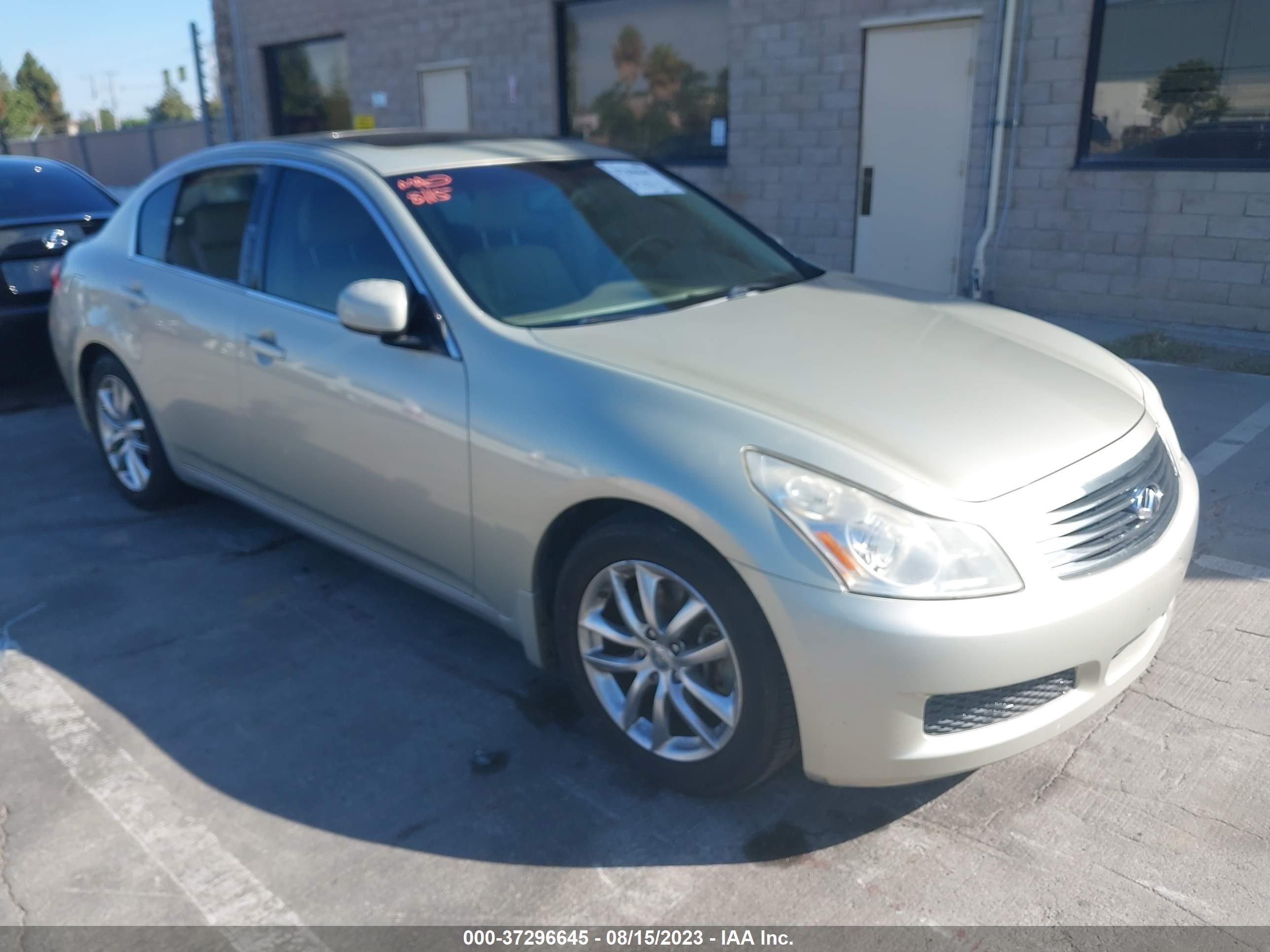 INFINITI G 2007 jnkbv61e27m715564