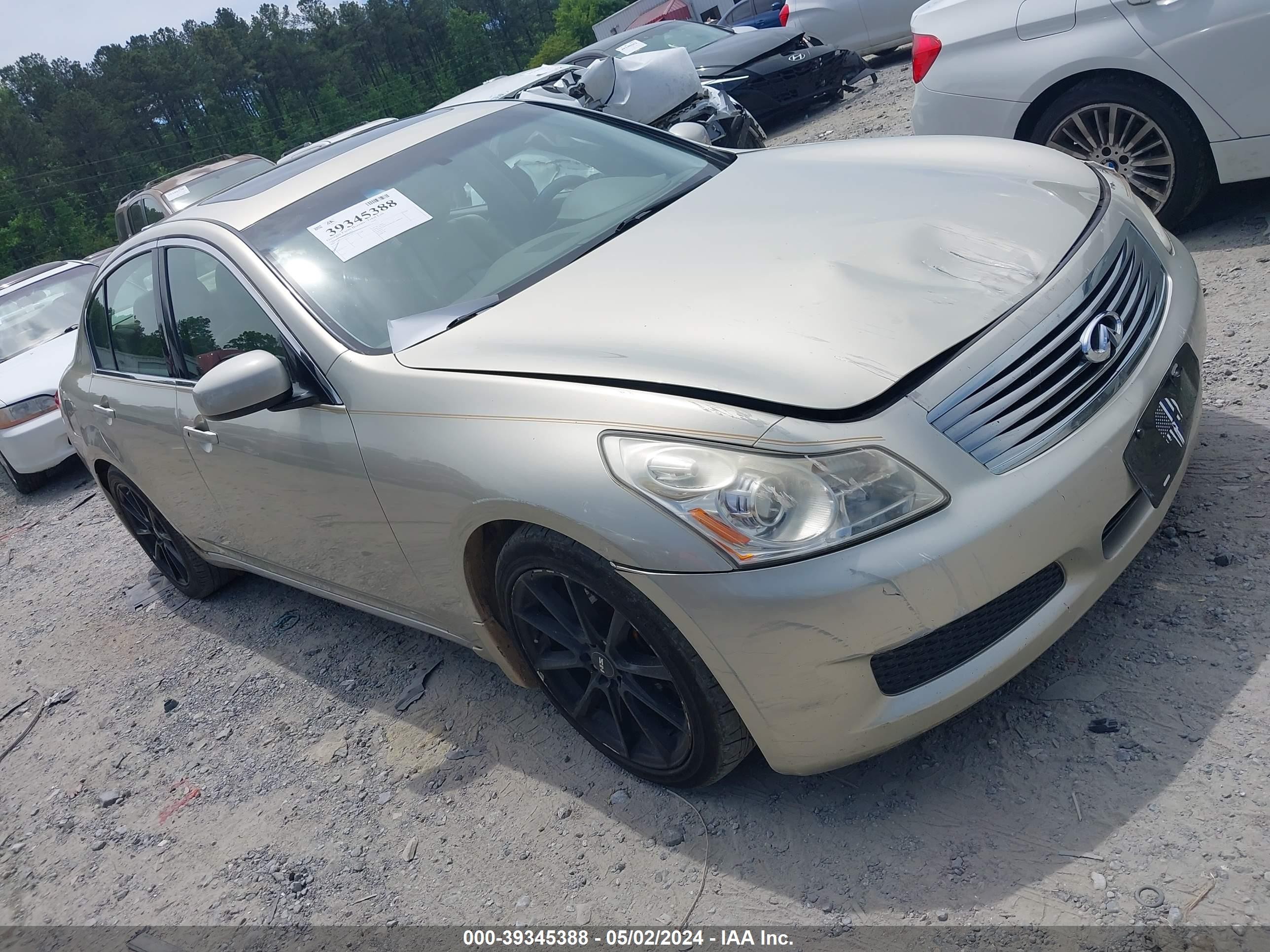 INFINITI G 2007 jnkbv61e27m728332