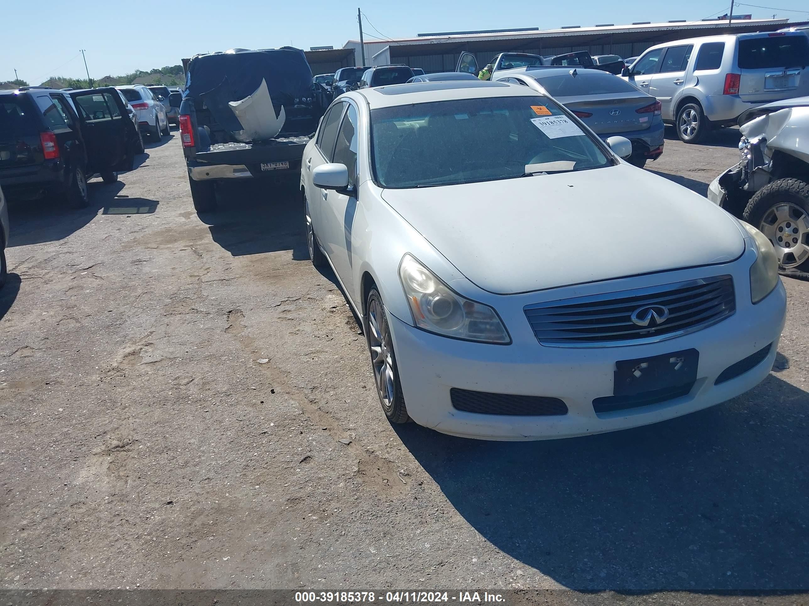 INFINITI G 2008 jnkbv61e28m200498